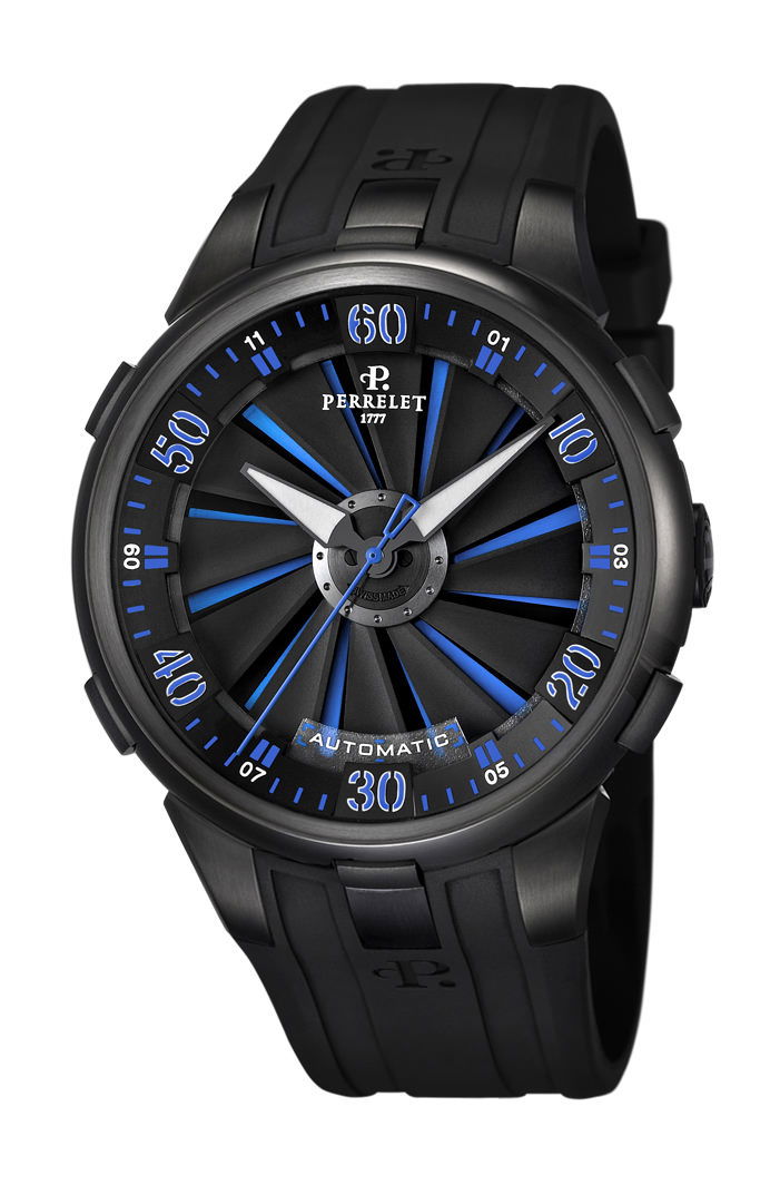 Perrelet Turbine 3 Hands 48mm luxury timepiece - detailed view
