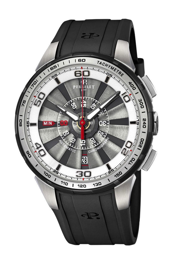 Perrelet Turbine Chrono luxury timepiece - detailed view
