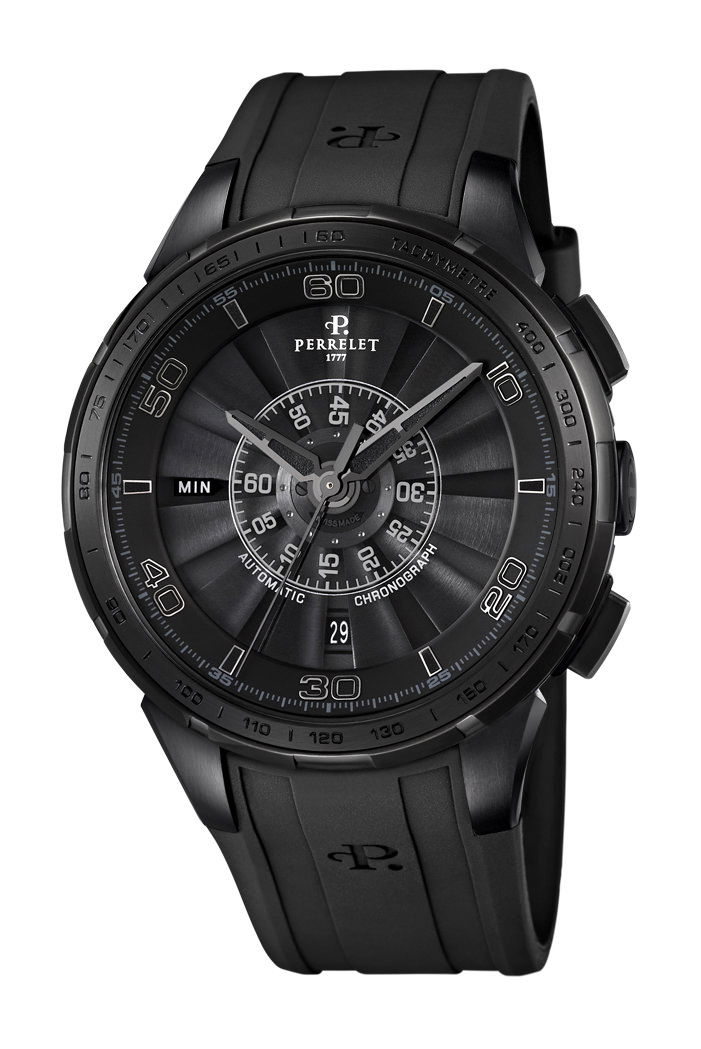 Perrelet Turbine Chrono luxury timepiece - detailed view