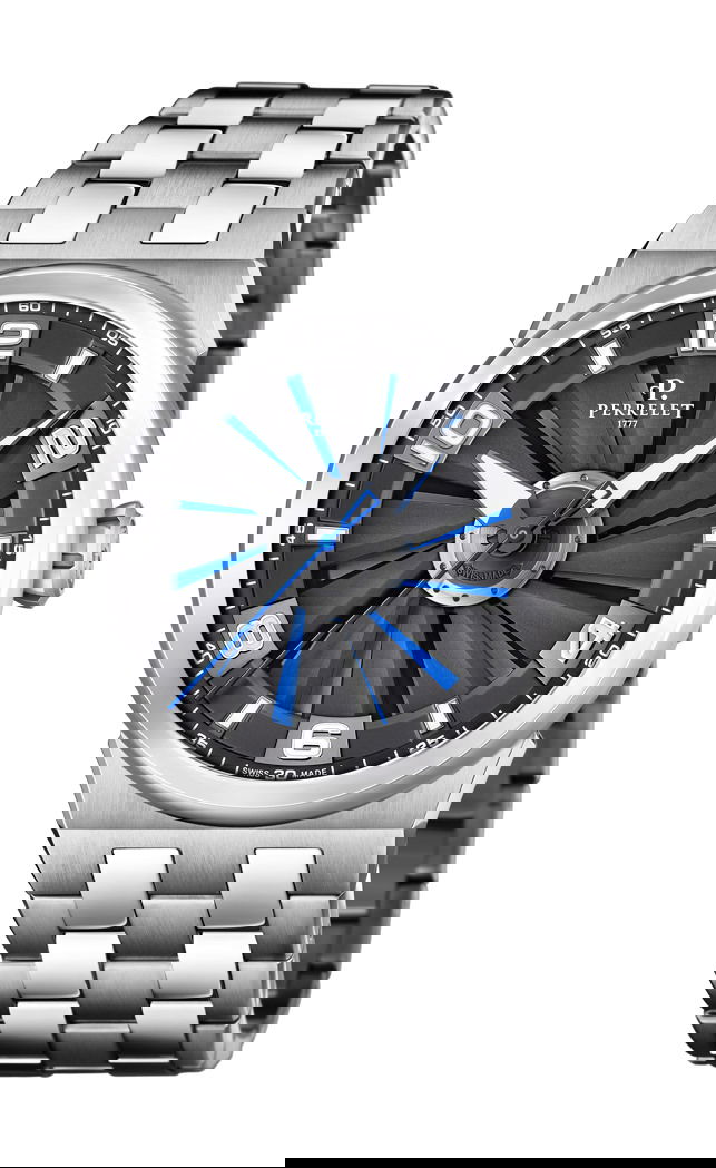 Perrelet Turbine Evo 3 Hands luxury timepiece - detailed view