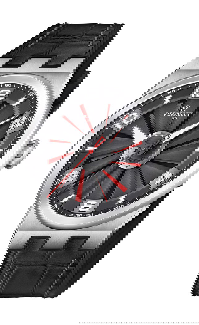 Perrelet Turbine Evo 3 Hands luxury timepiece - detailed view