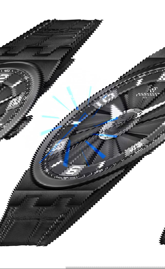 Perrelet Turbine Evo 3 Hands luxury timepiece - detailed view