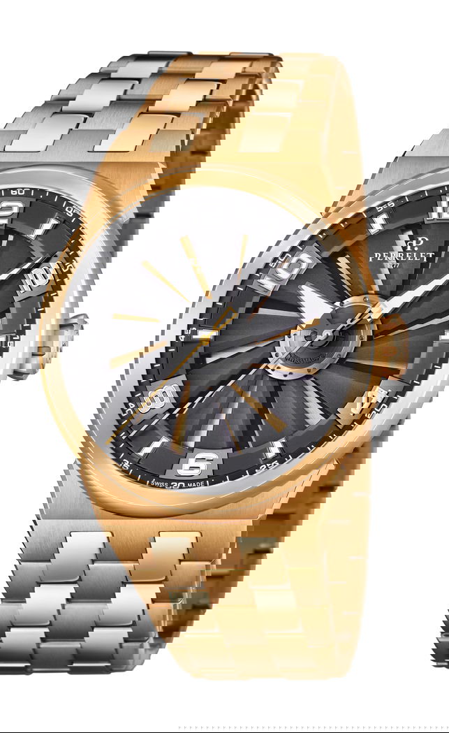 Perrelet Turbine Evo 3 Hands luxury timepiece - detailed view