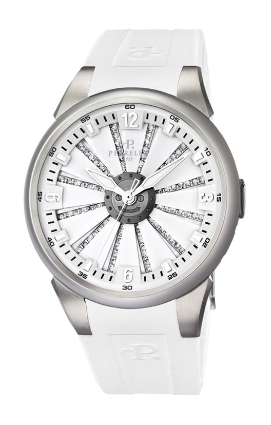Perrelet Turbine Lady 3 Hands luxury timepiece - detailed view