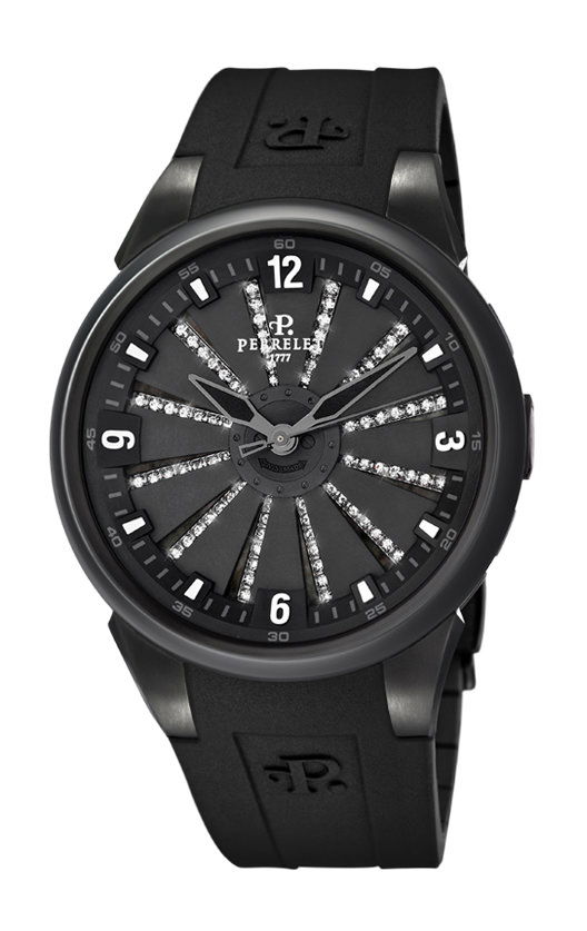 Perrelet Turbine Lady 3 Hands luxury timepiece - detailed view