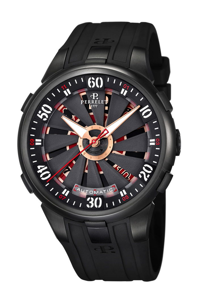 Perrelet Turbine Limited Monte Carlo luxury timepiece - detailed view