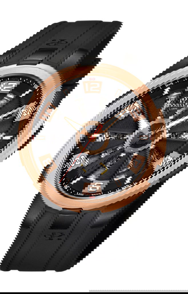 Perrelet Turbine Skeleton luxury timepiece - detailed view