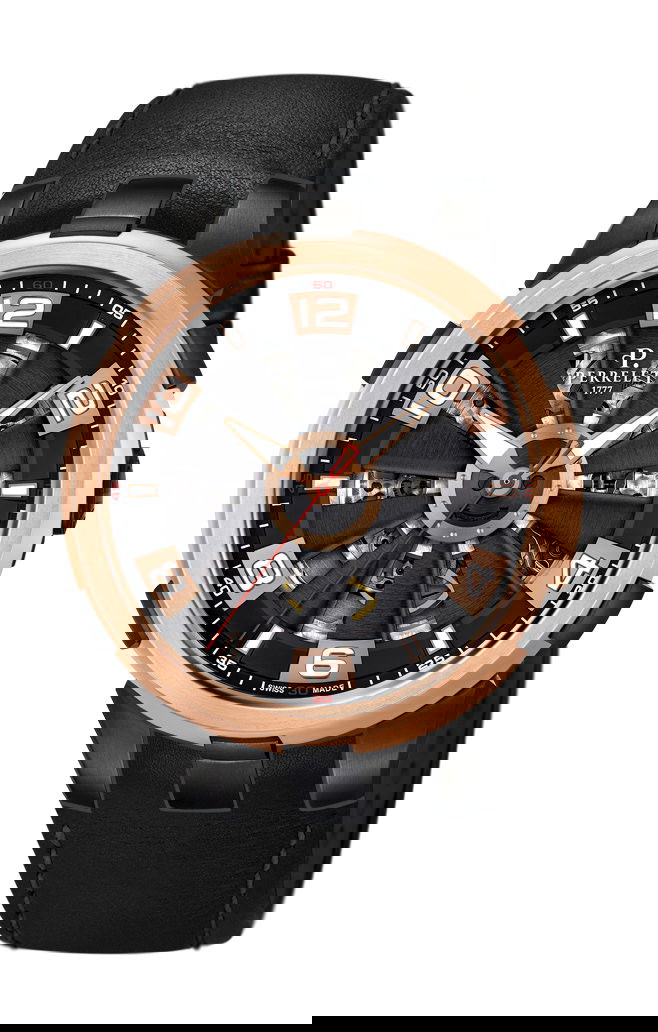 Perrelet Turbine Skeleton luxury timepiece - detailed view