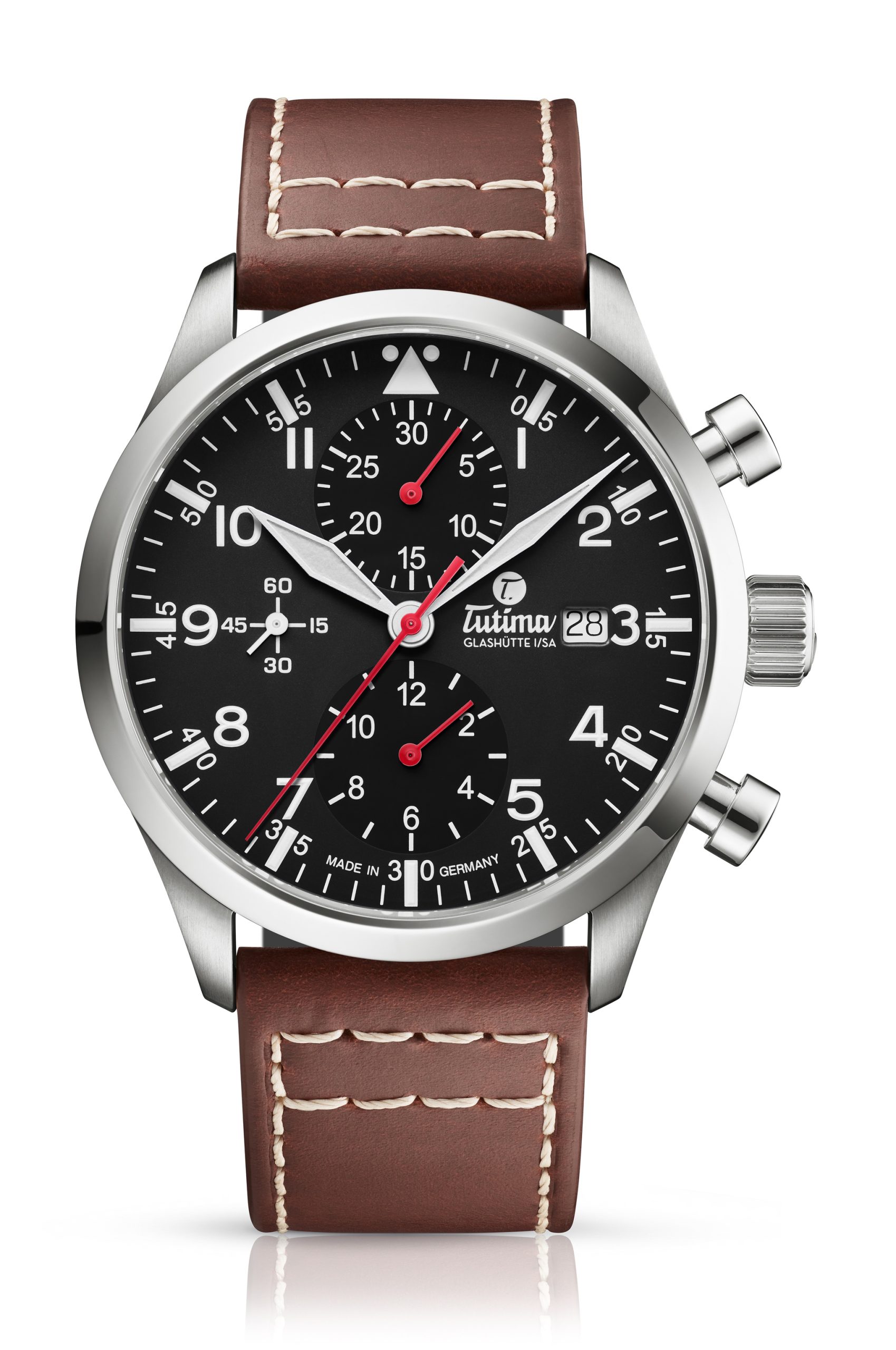 Tutima Glashutte Flieger Legacy T5 Chronograph watch