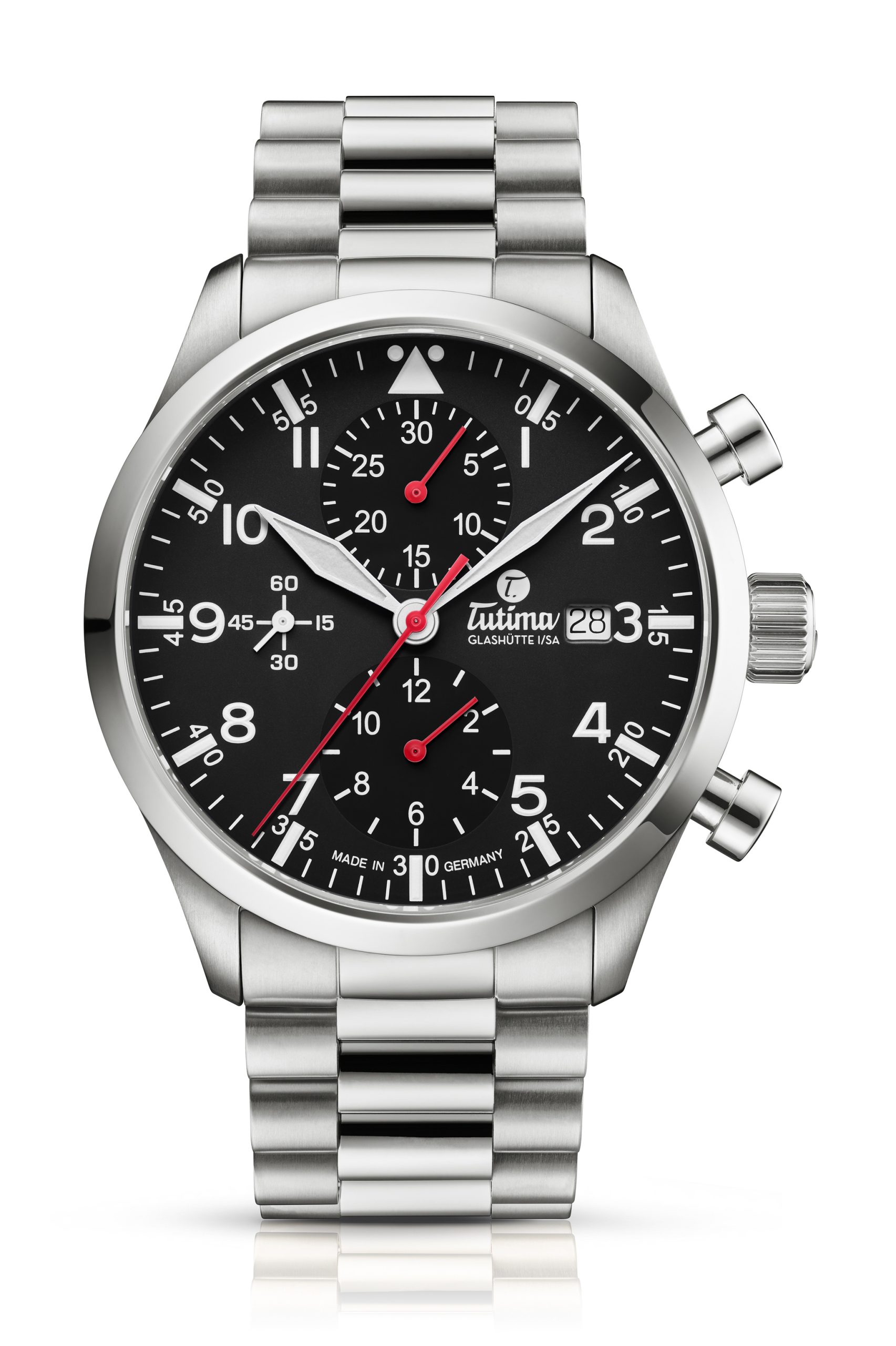 Tutima Glashutte Flieger Legacy T5 Chronograph watch