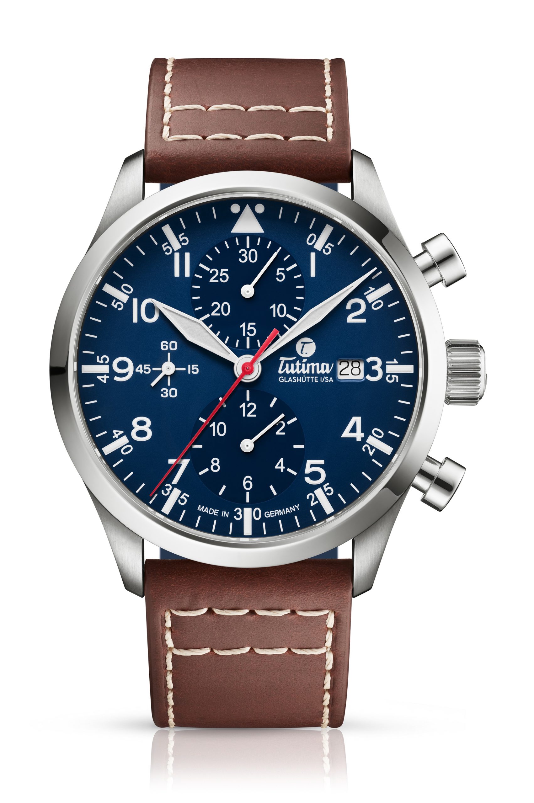 Tutima Glashutte Flieger Legacy T5 Chronograph watch