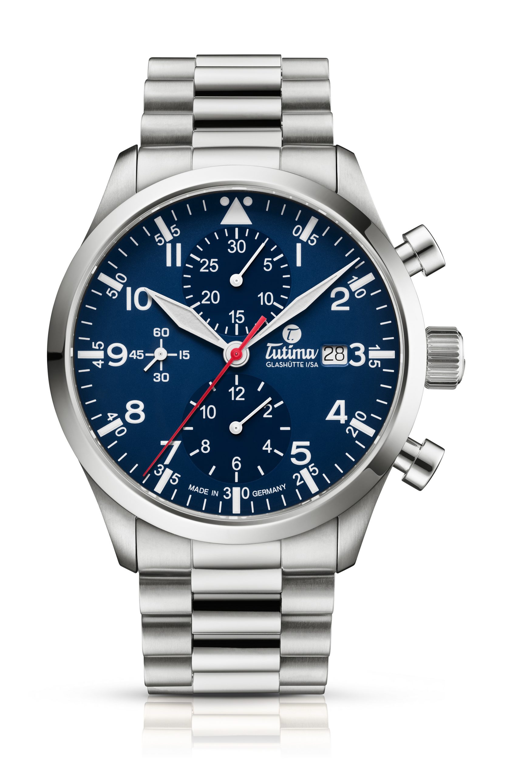 Tutima Glashutte Flieger Legacy T5 Chronograph watch