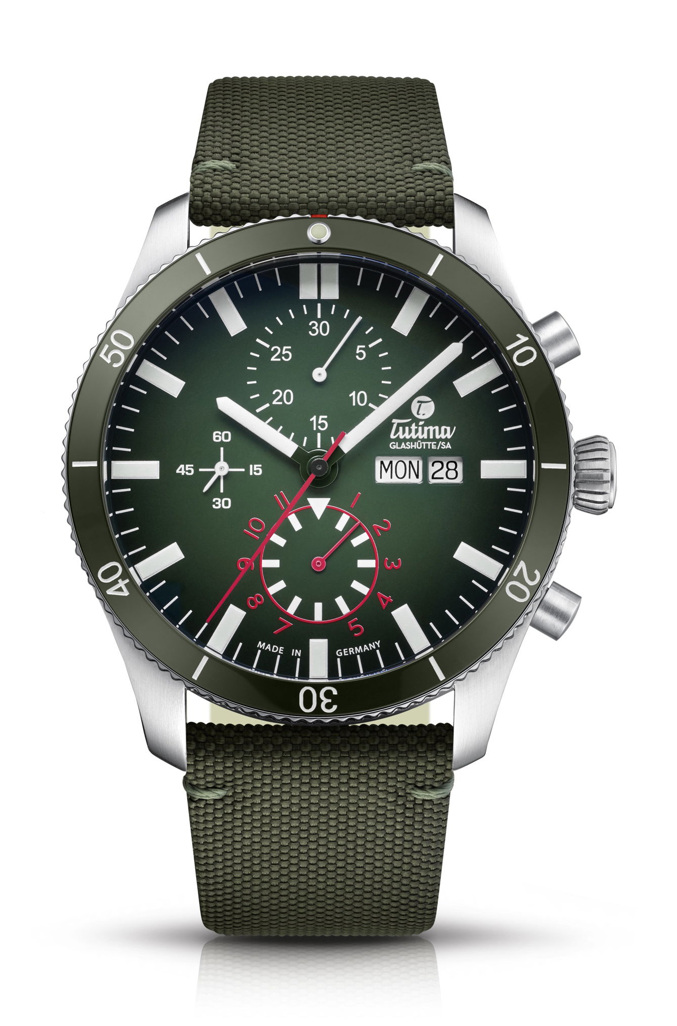 Tutima Glashutte Grand Flieger Airport Chronograph watch