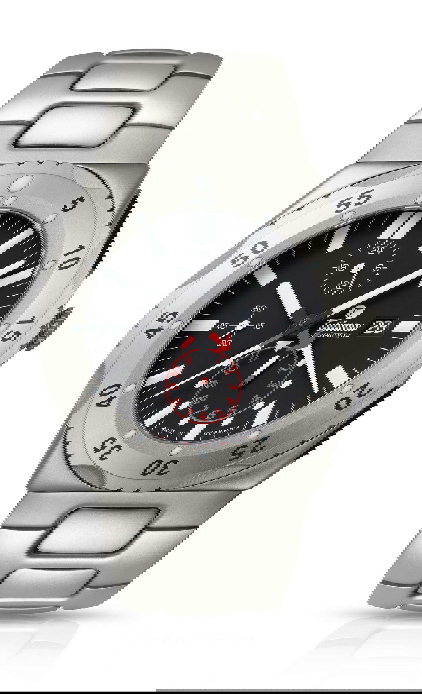 Tutima Glashütte M2 Pioneer luxury timepiece - detailed view