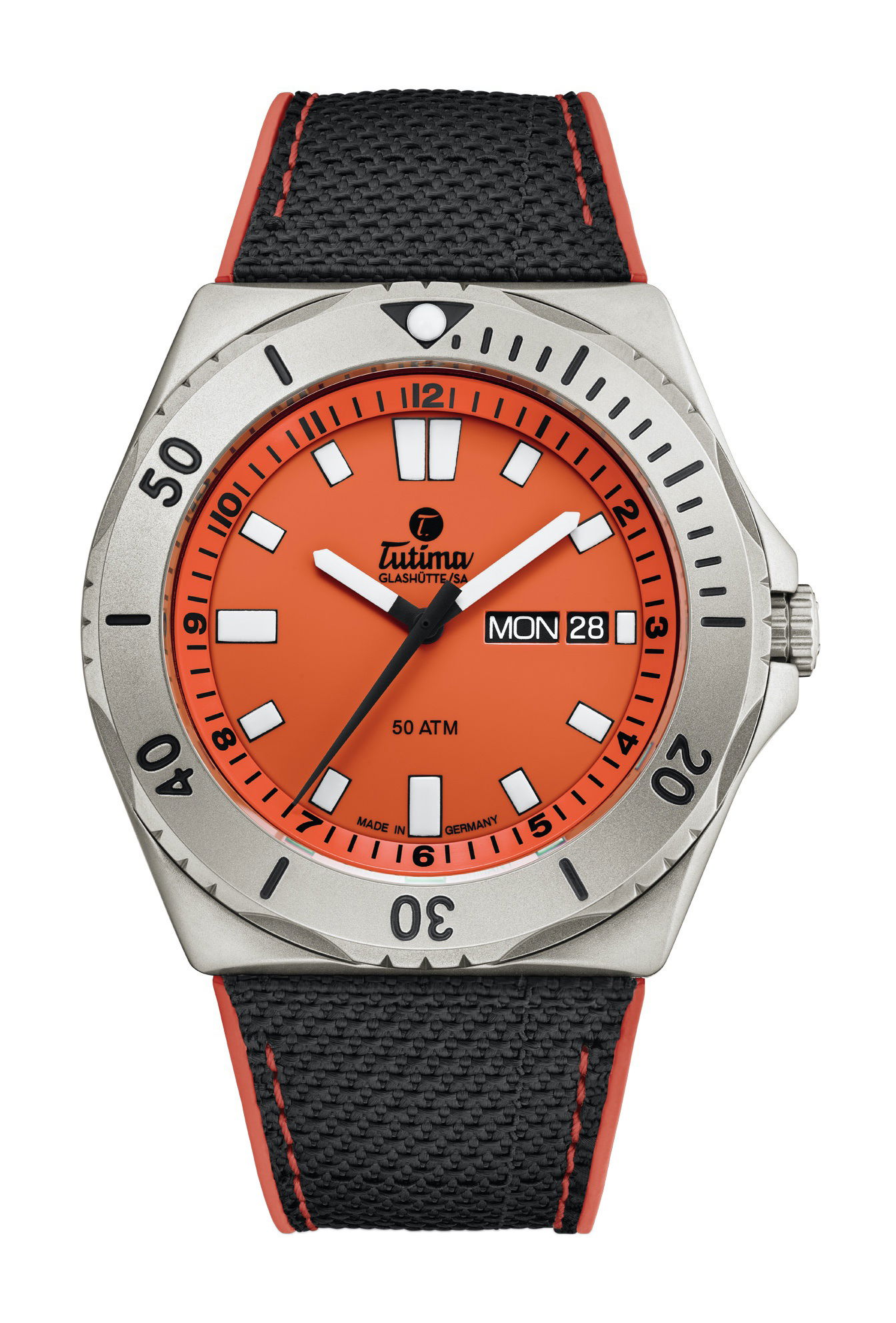Tutima Glashütte M2 Seven Seas luxury timepiece - detailed view