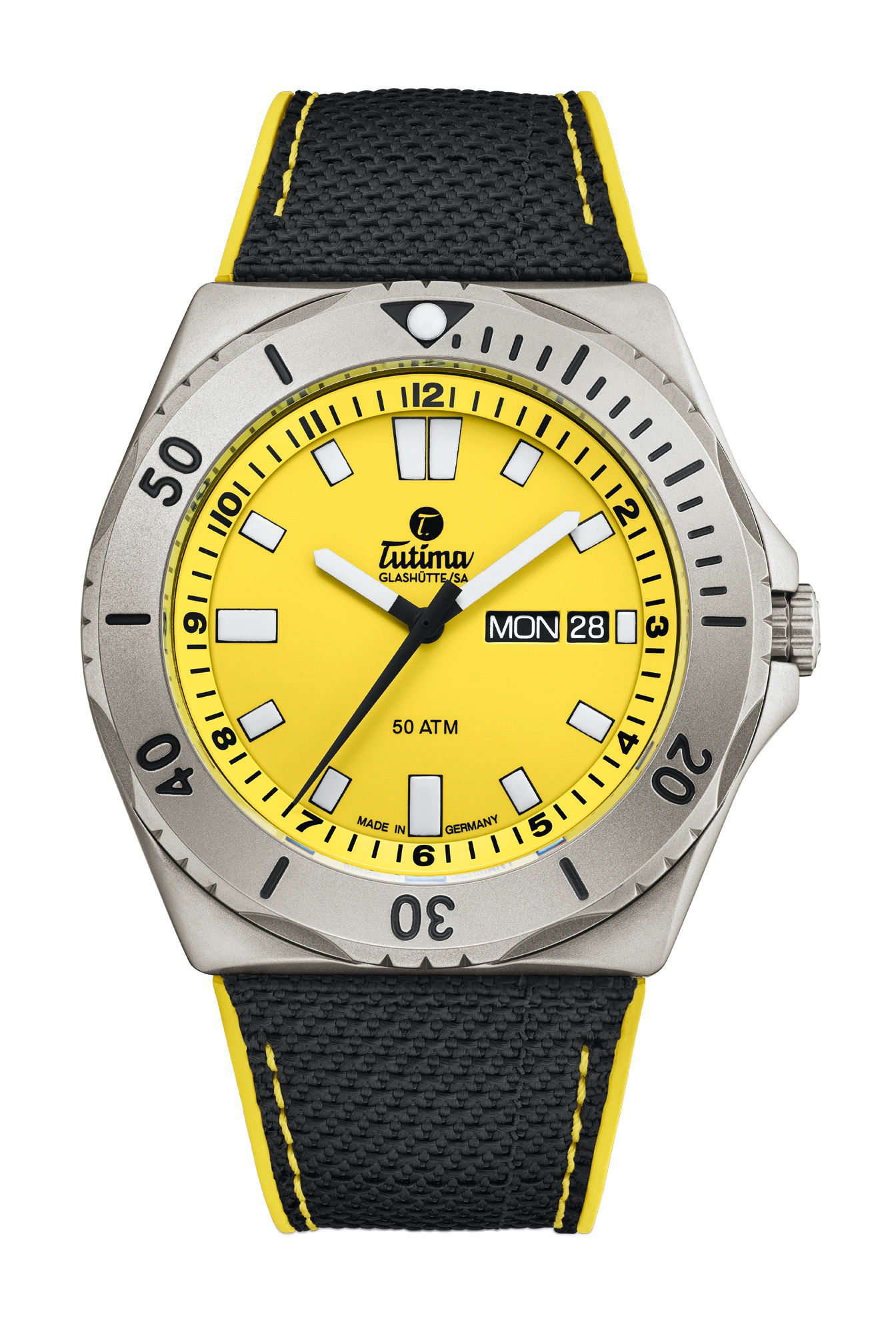 Tutima Glashütte M2 Seven Seas luxury timepiece - detailed view