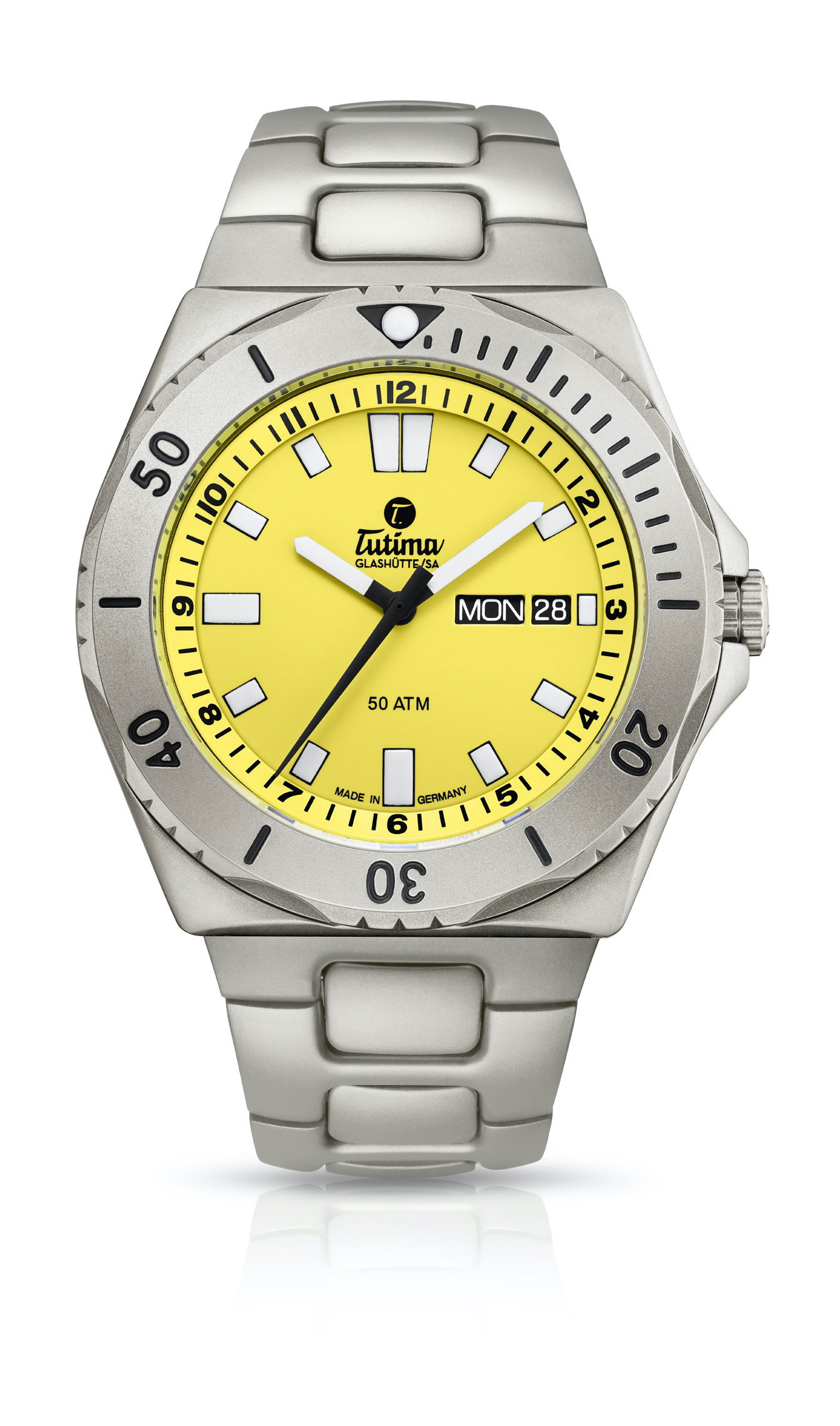 Tutima Glashütte M2 Seven Seas luxury timepiece - detailed view