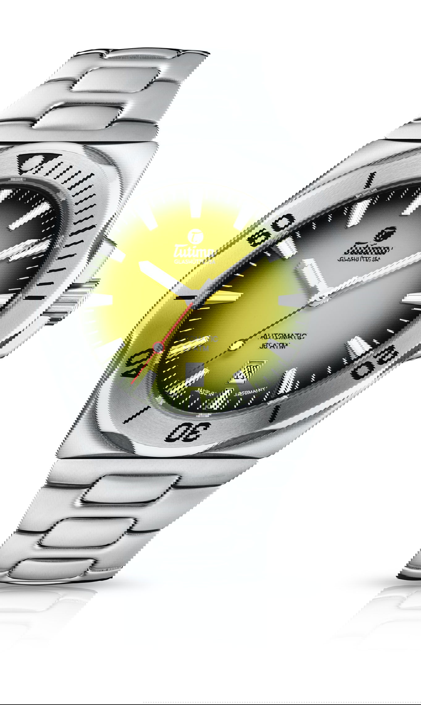 Tutima Glashütte M2 Seven Seas S 44 luxury timepiece - detailed view