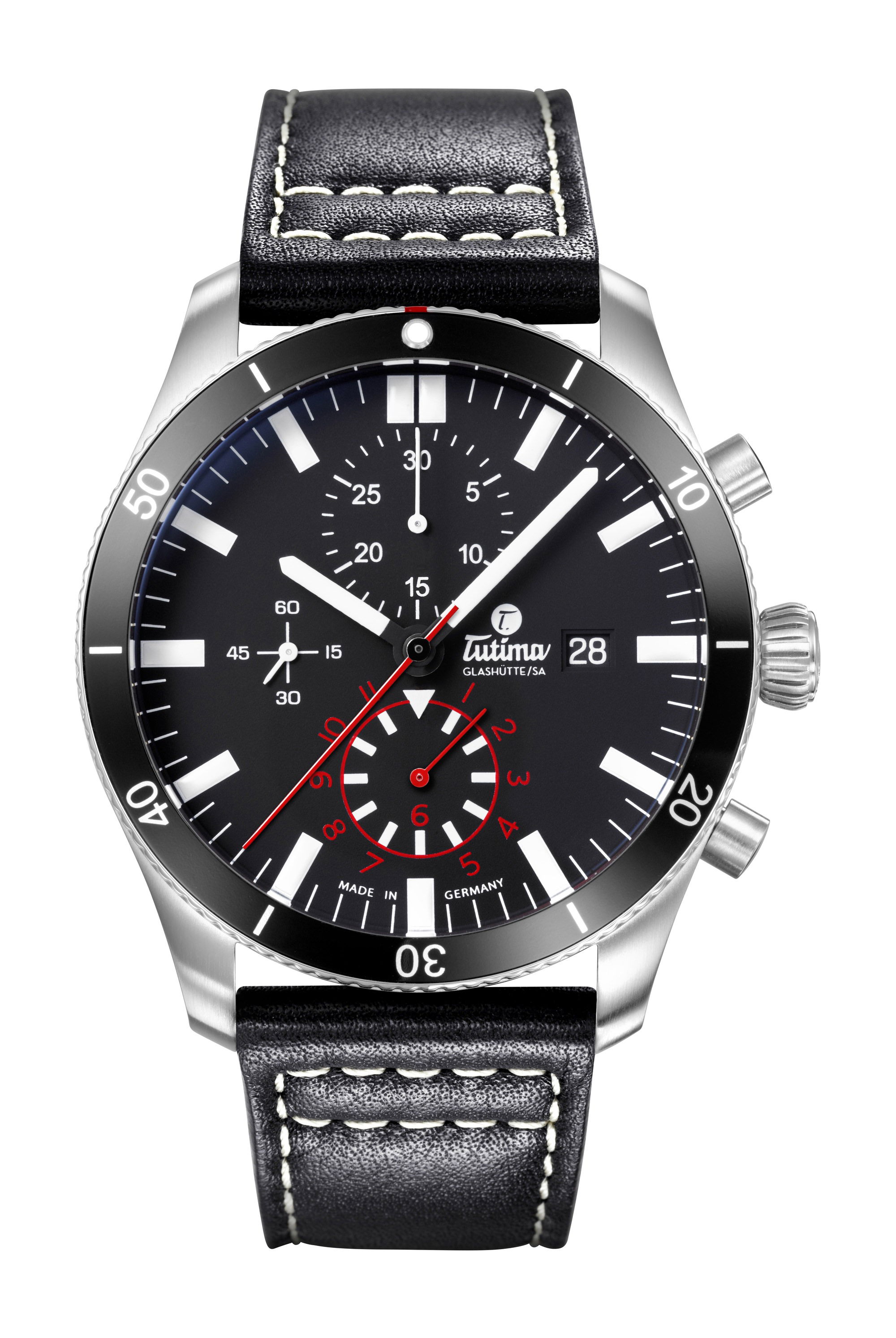 Tutima Glashutte Grand Flieger Airport Chronograph watch