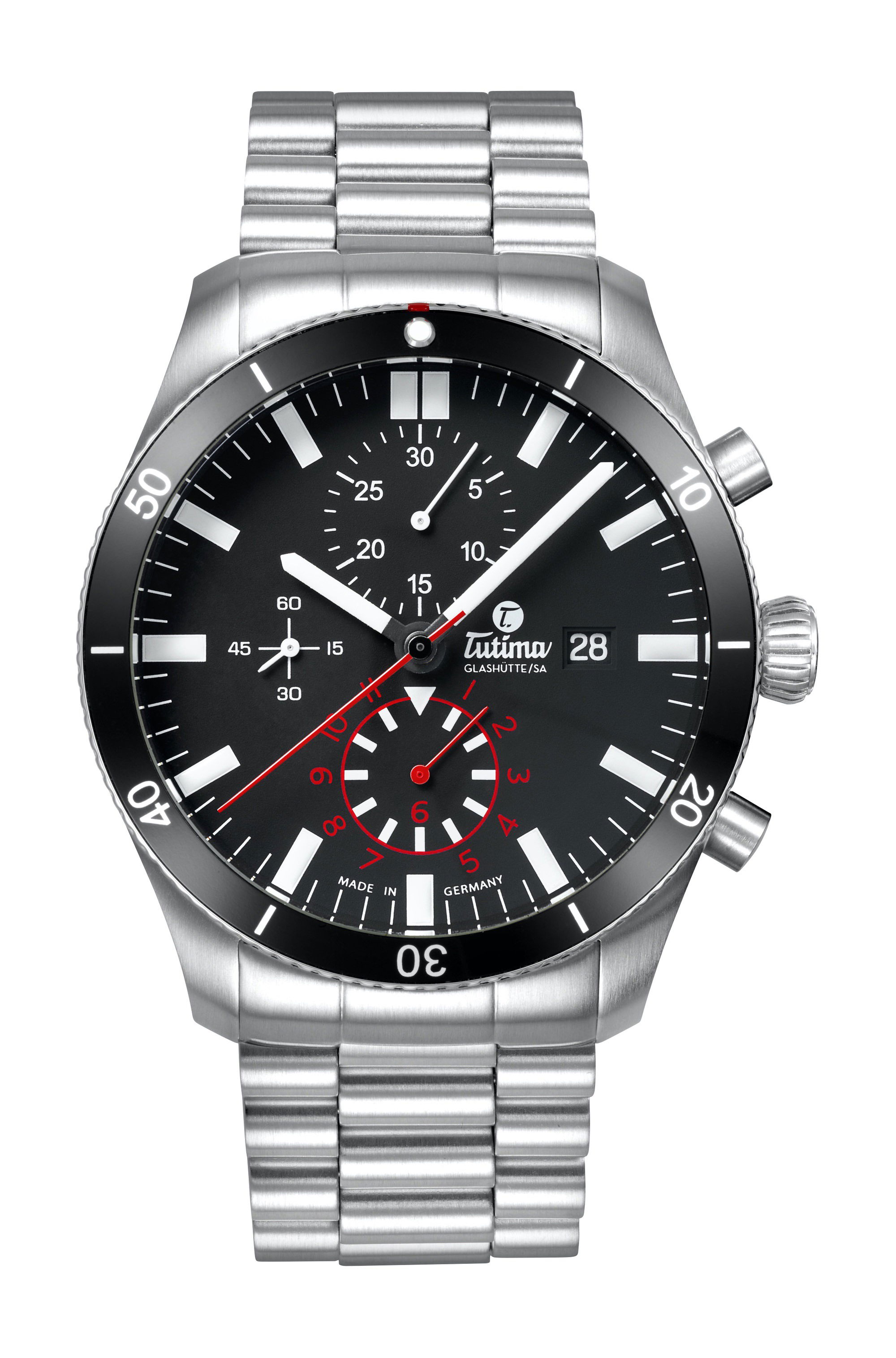 Tutima Glashutte Grand Flieger Airport Chronograph watch