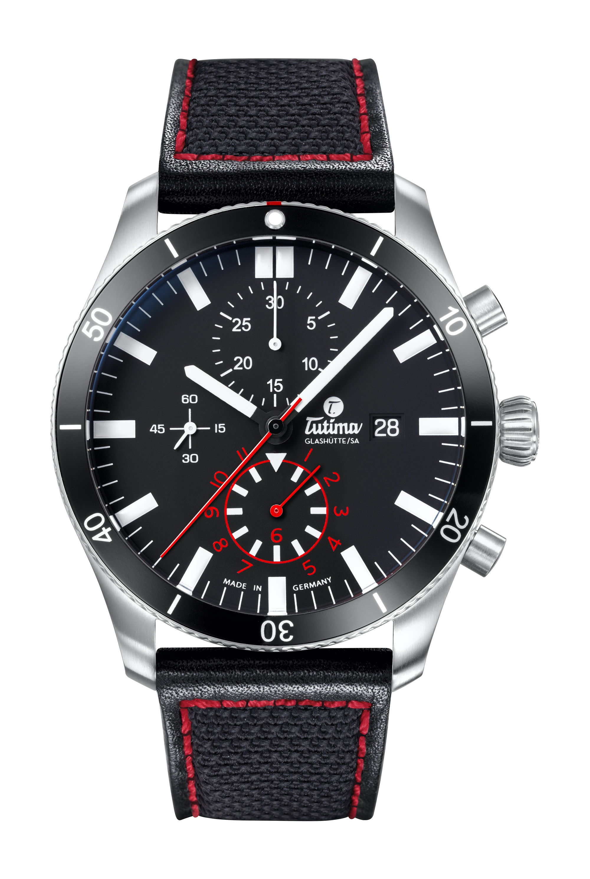 Tutima Glashutte Grand Flieger Airport Chronograph watch