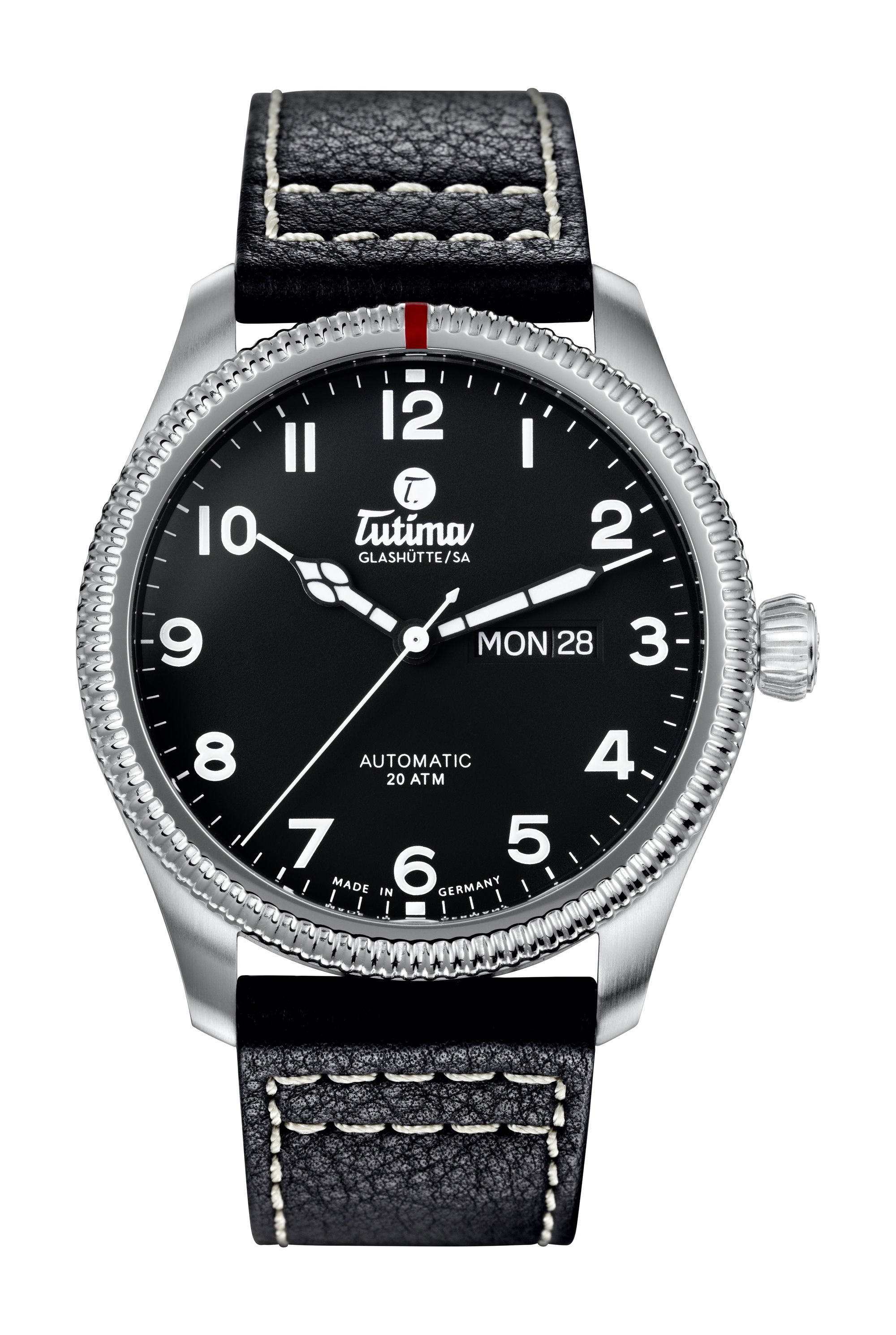 Tutima Glashütte Grand Flieger Classic Automatic luxury timepiece - detailed view