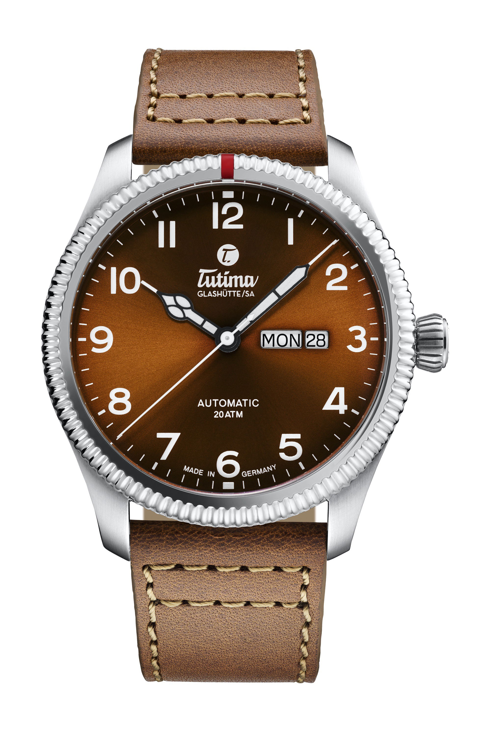Tutima Glashütte Grand Flieger Classic Automatic luxury timepiece - detailed view