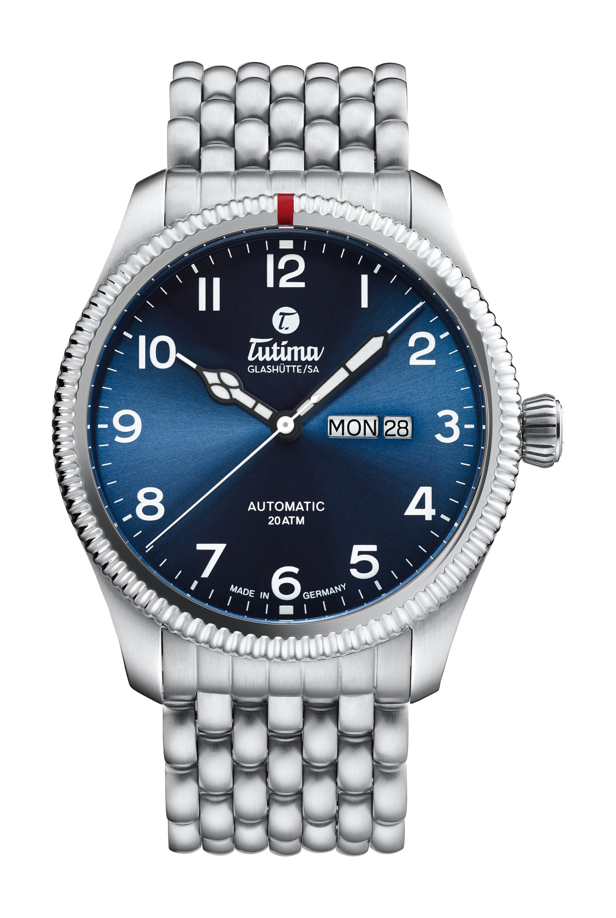 Tutima Glashütte Grand Flieger Classic Automatic luxury timepiece - detailed view