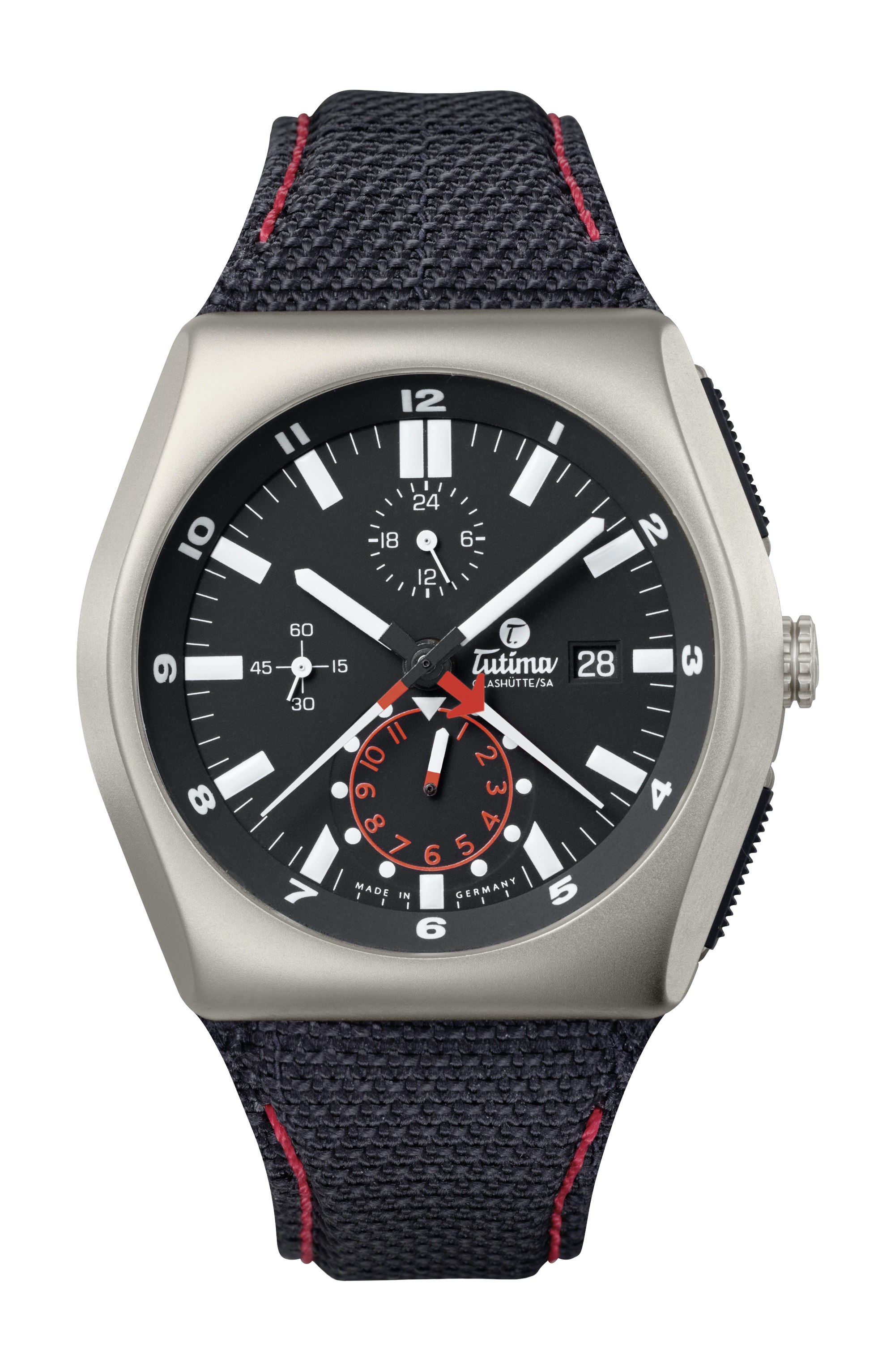 Tutima Glashütte M2 Chronograph luxury timepiece - detailed view