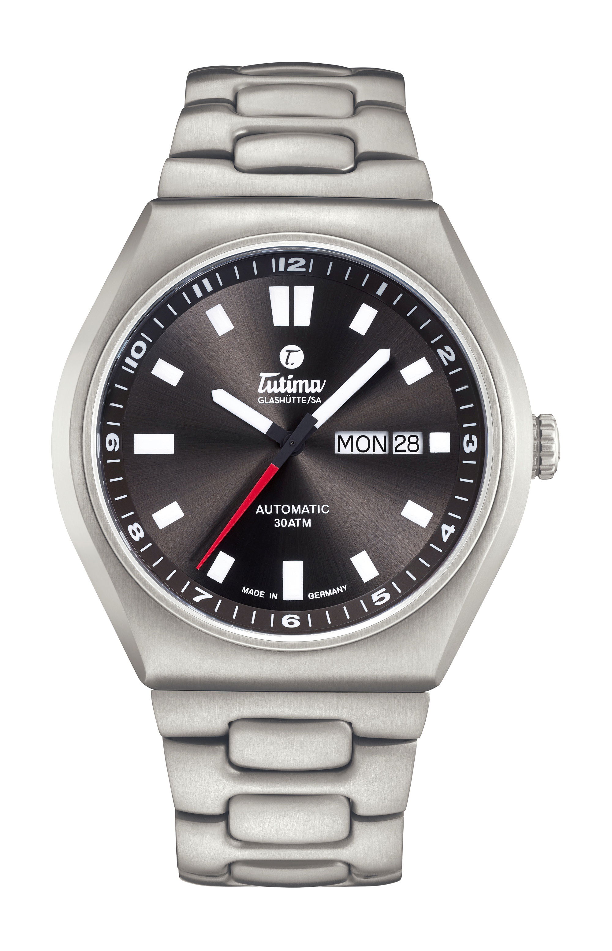 Tutima Glashütte M2 Coastline luxury timepiece - detailed view
