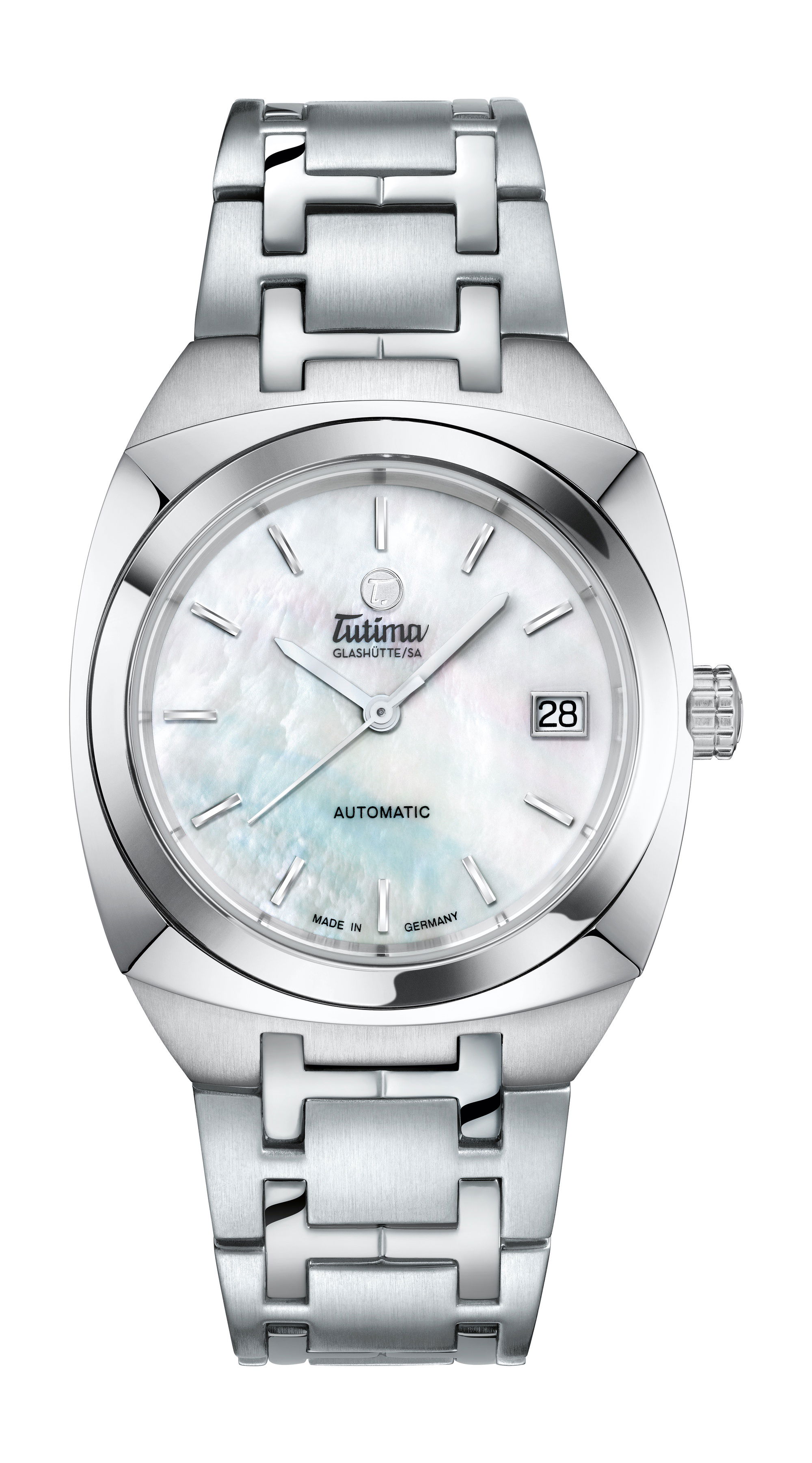 Tutima Glashütte Saxon One Lady luxury timepiece - detailed view