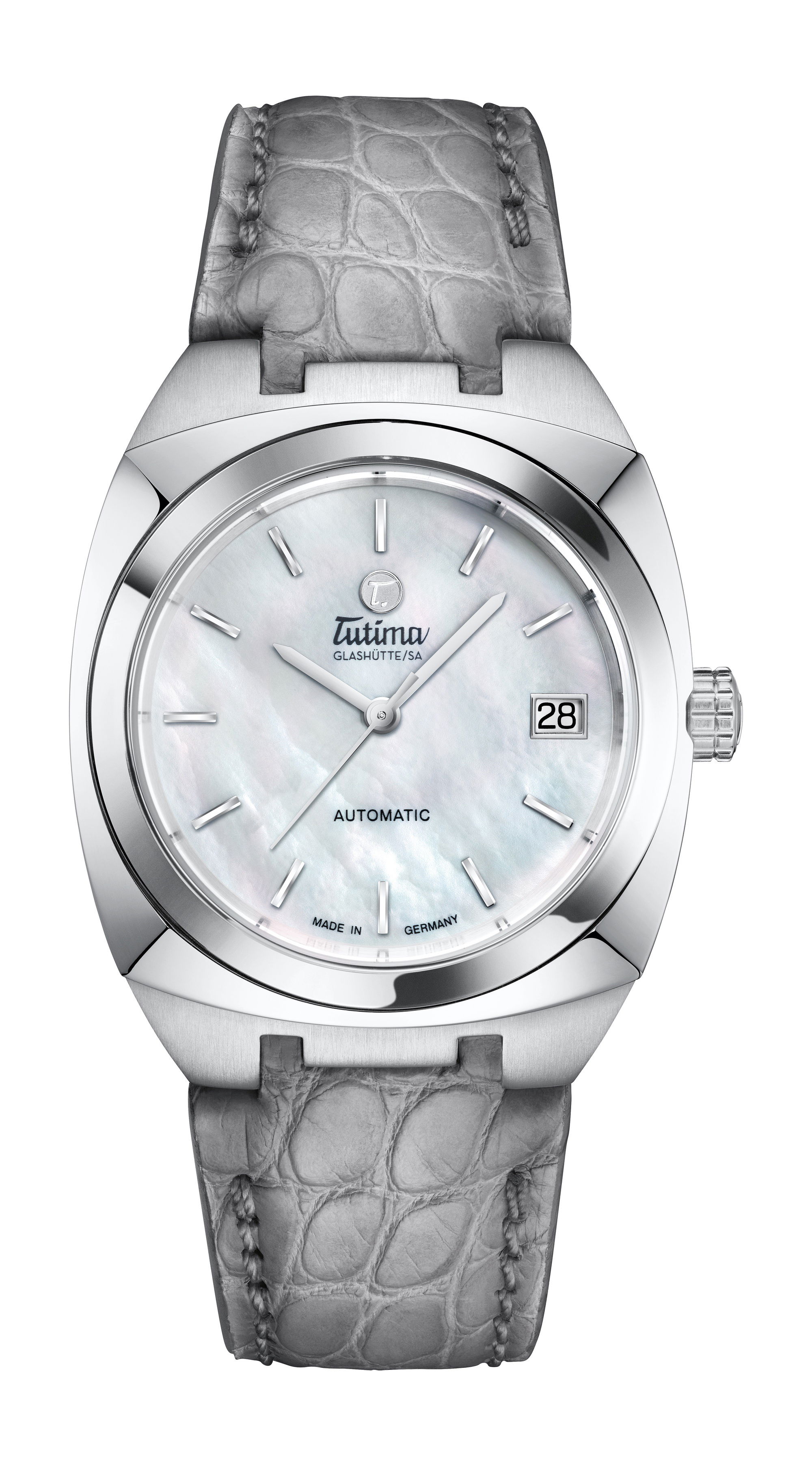 Tutima Glashütte Saxon One Lady luxury timepiece - detailed view