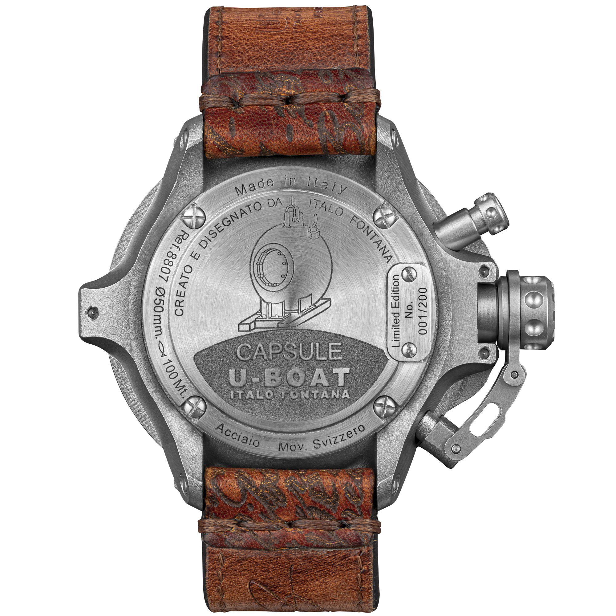 U-Boat Capsule 50 SS BK BE - View 3