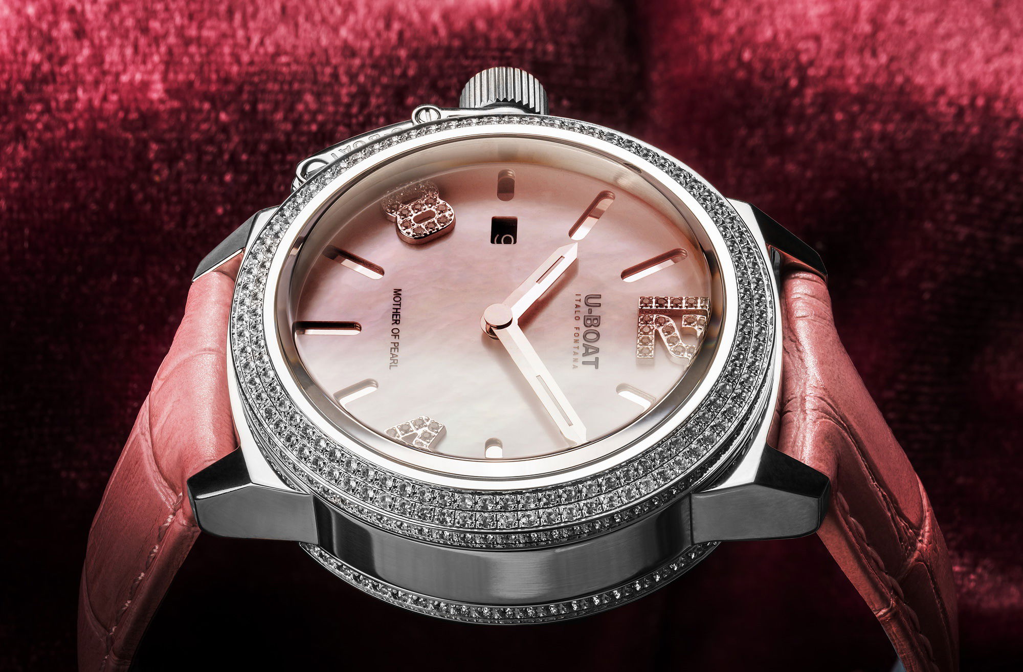 U-Boat Classico 38 Pink Mop Precious - View 2