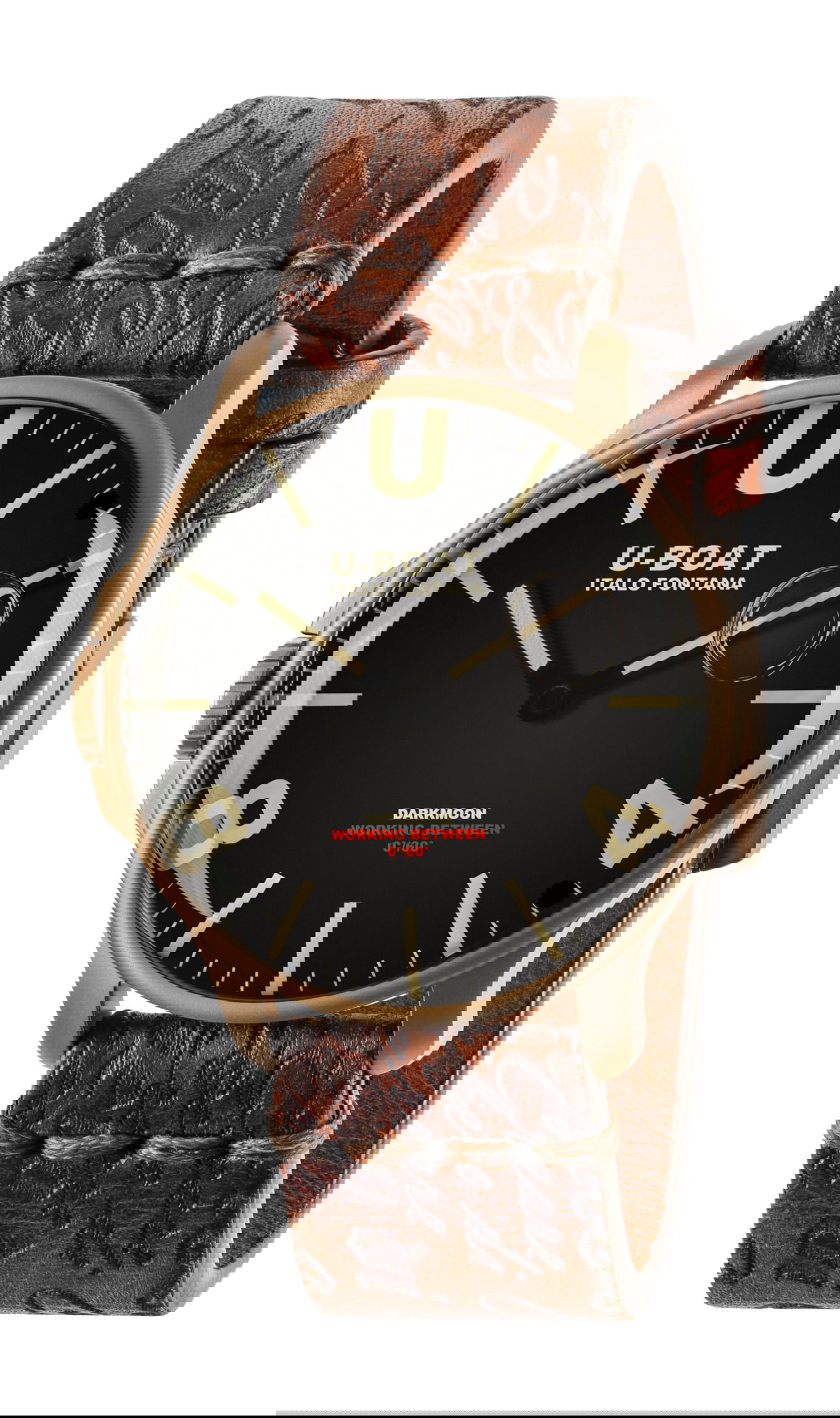 U-Boat Darkmoon 44 IP Bronze luxury timepiece - detailed view