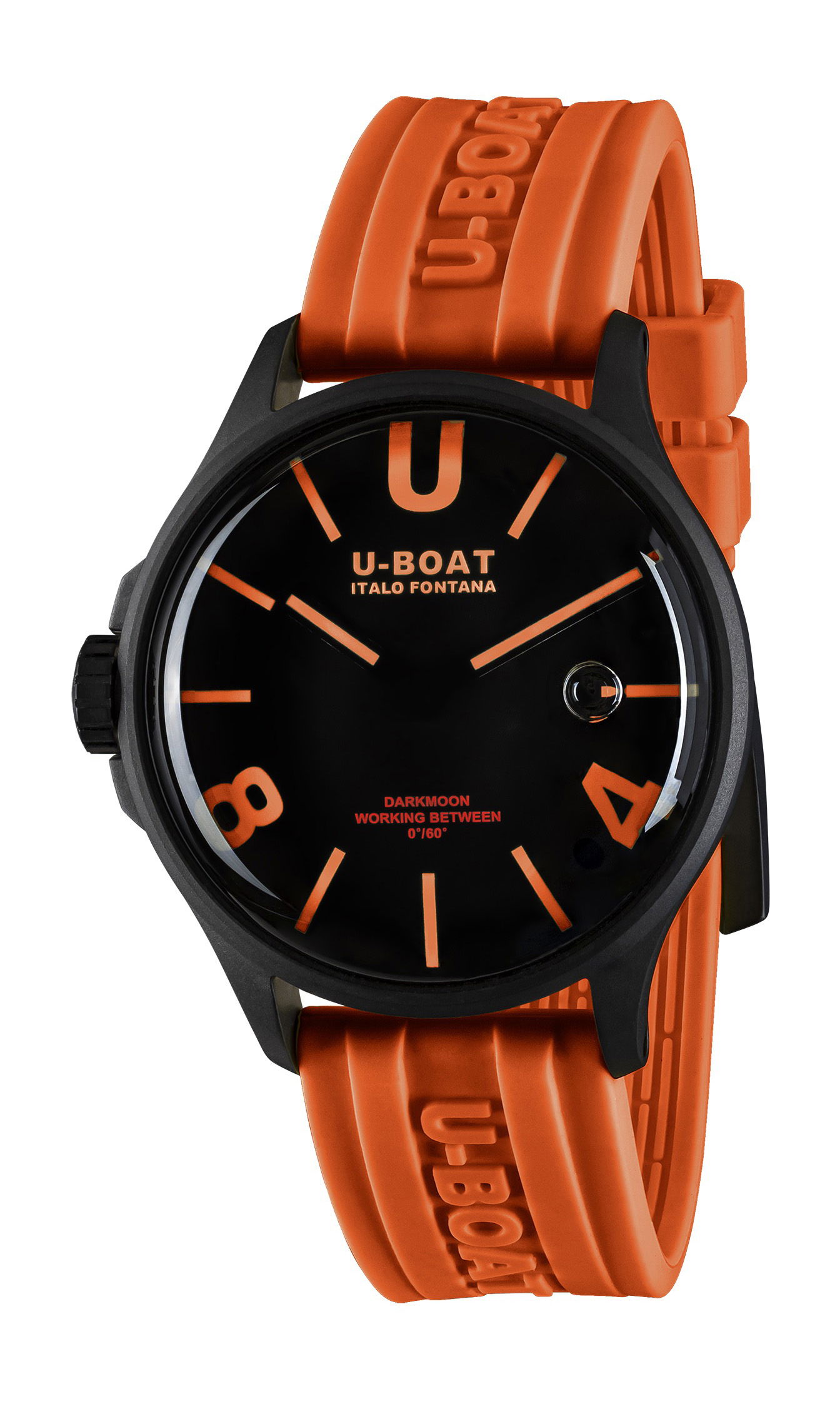 U-Boat Darkmoon 44 Orange luxury timepiece - detailed view