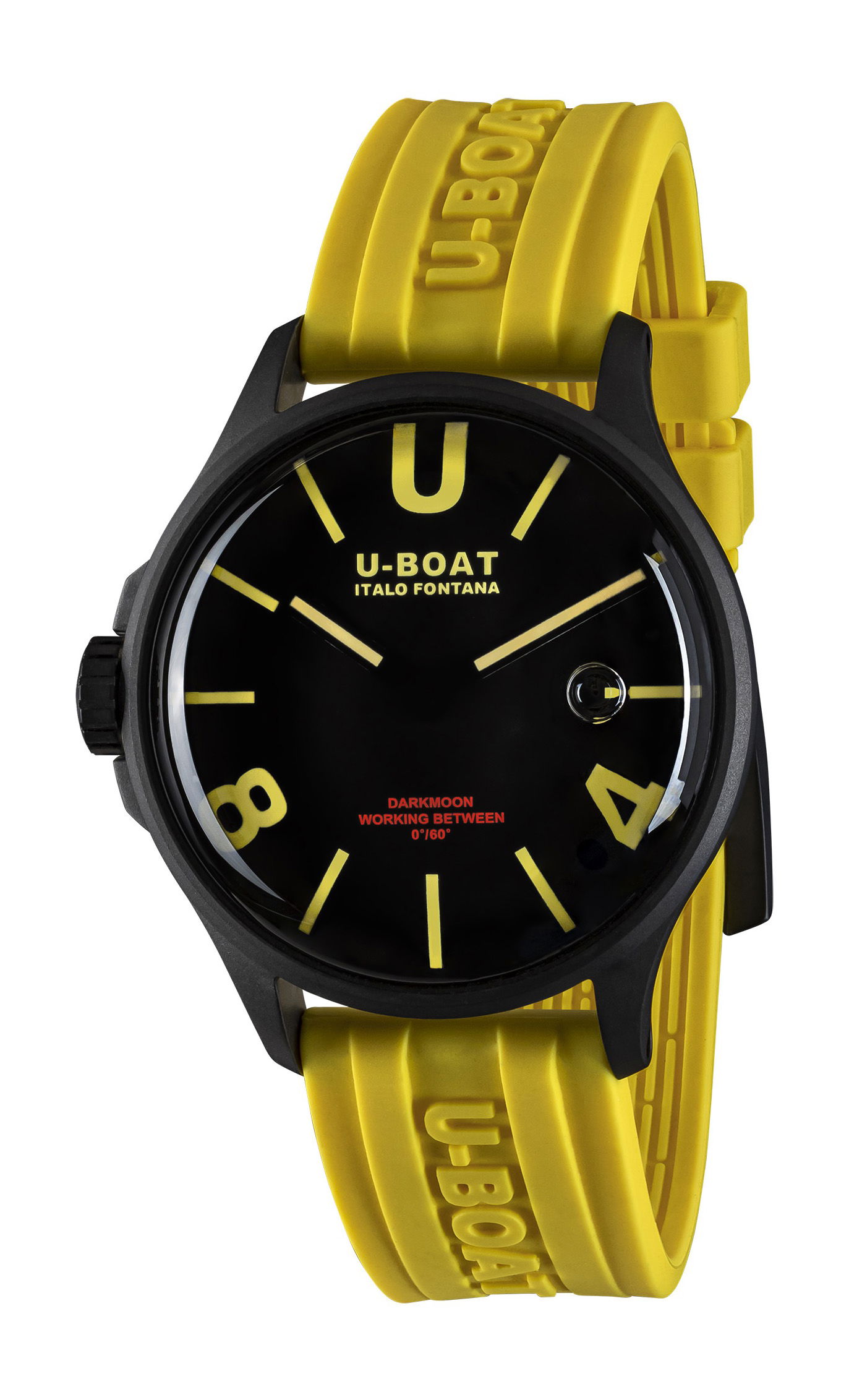 U-Boat Darkmoon 44 Yellow luxury timepiece - detailed view