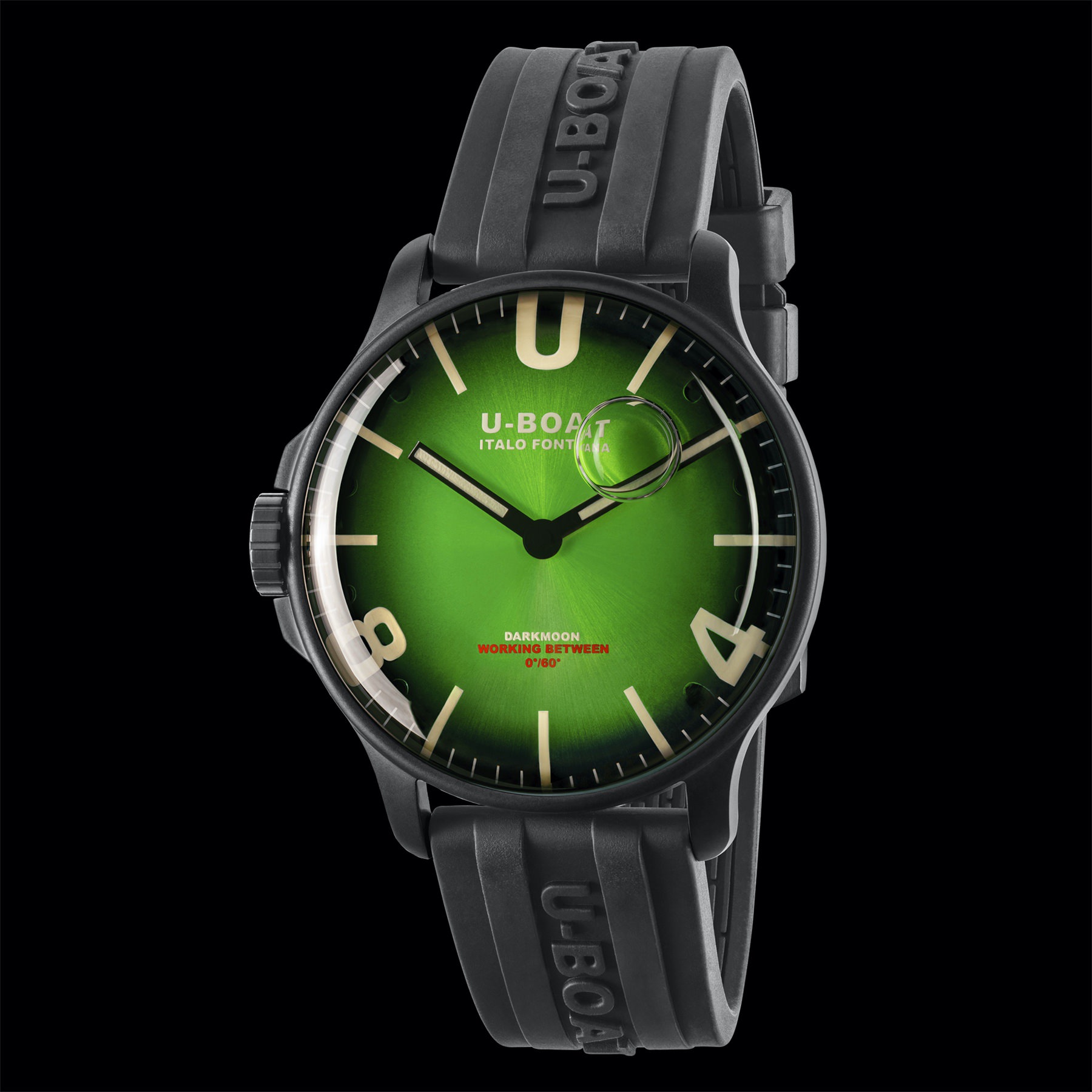 U-Boat Darkmoon 44 Green IPB Soleil - View 3