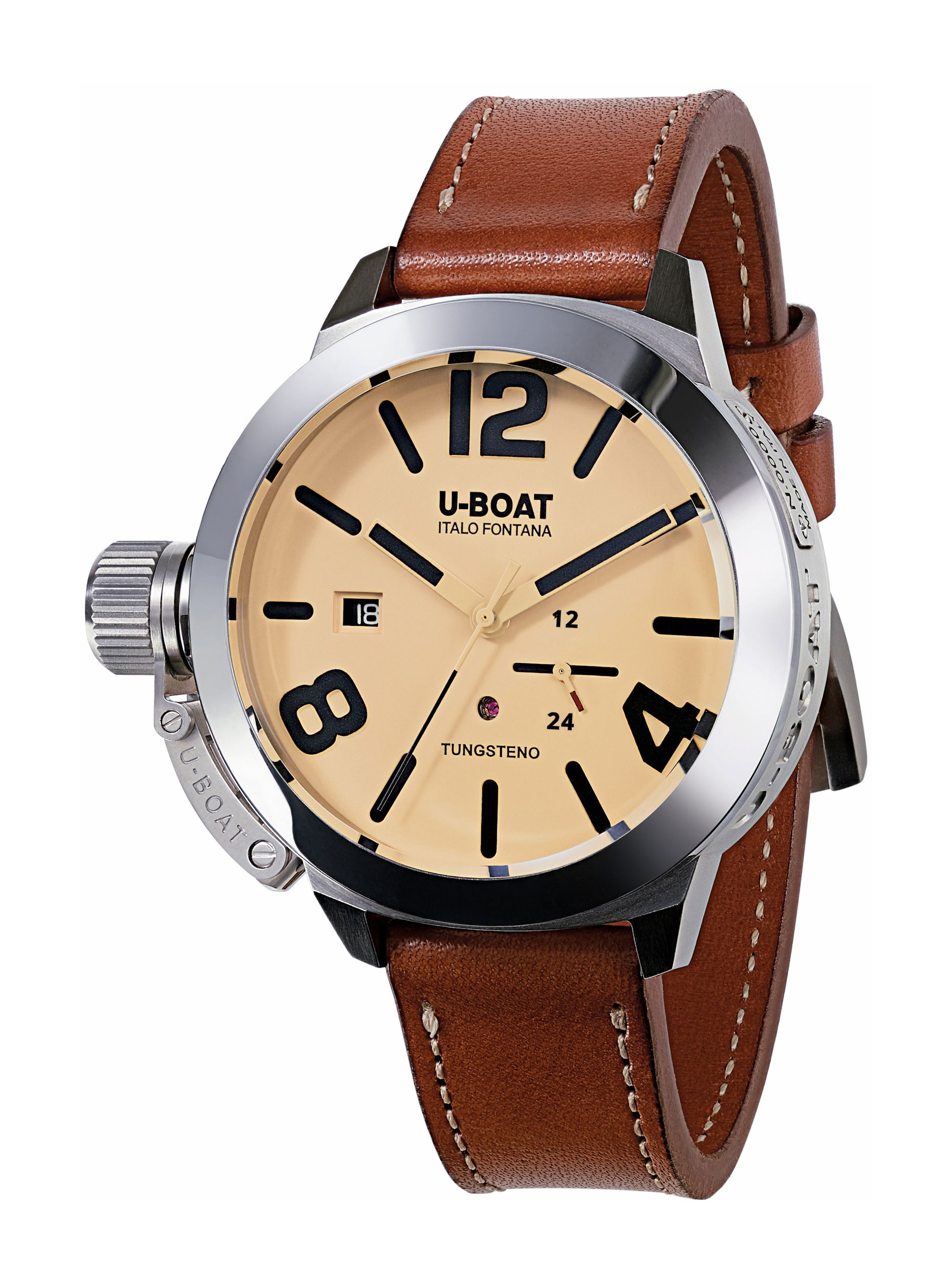 U-Boat Classico 45 Tungsteno Movelock luxury timepiece - detailed view