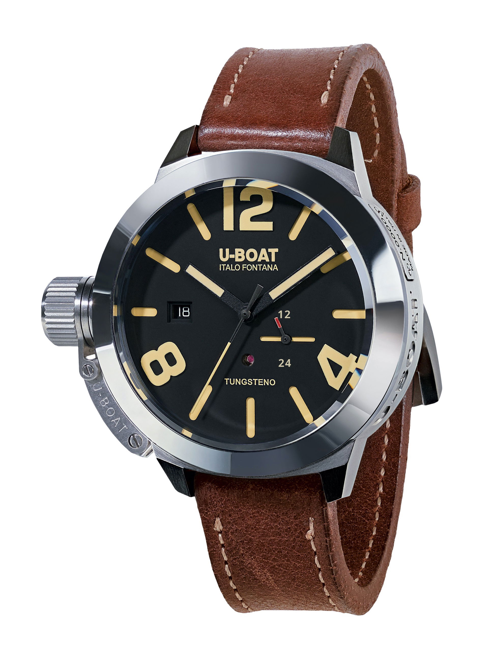 U-Boat Classico 50 Tungsteno Movelock luxury timepiece - detailed view