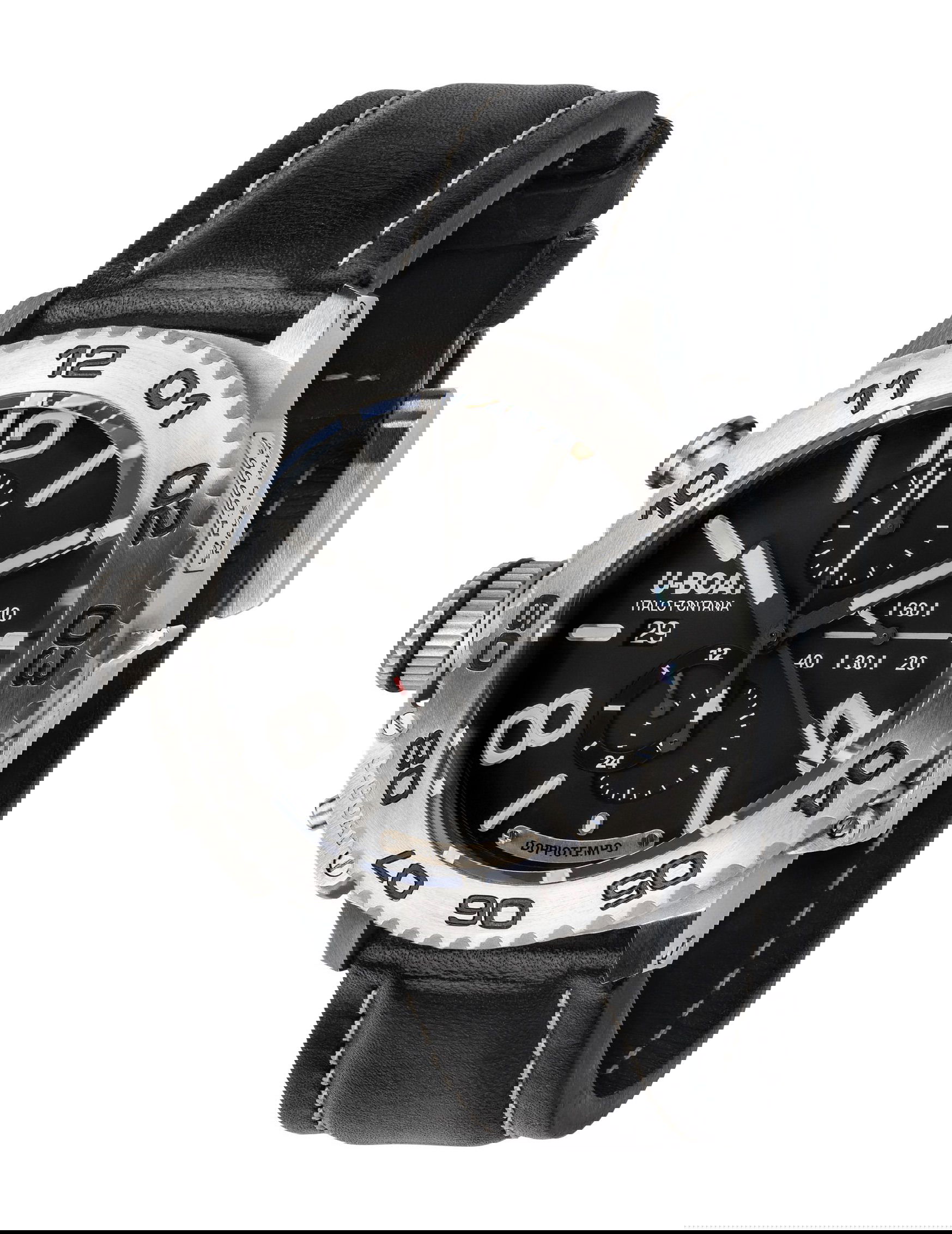 U-Boat Doppiotempo Chrono SS luxury timepiece - detailed view