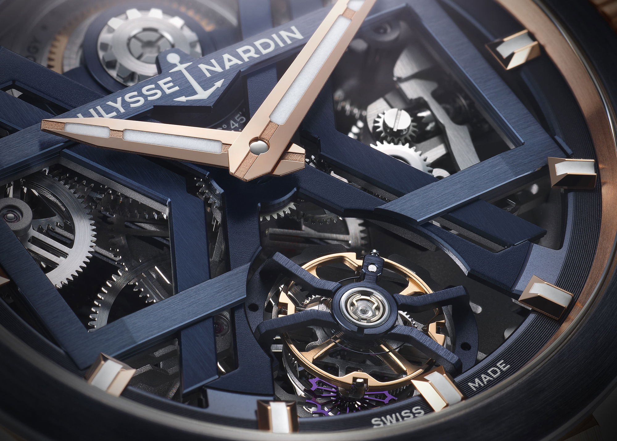Ulysse Nardin Blast Tourbillon Blue & Gold - View 2