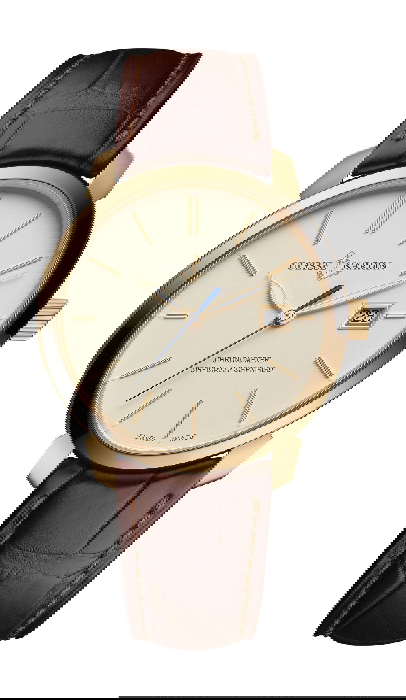 Ulysse Nardin Classico 40mm luxury timepiece - detailed view
