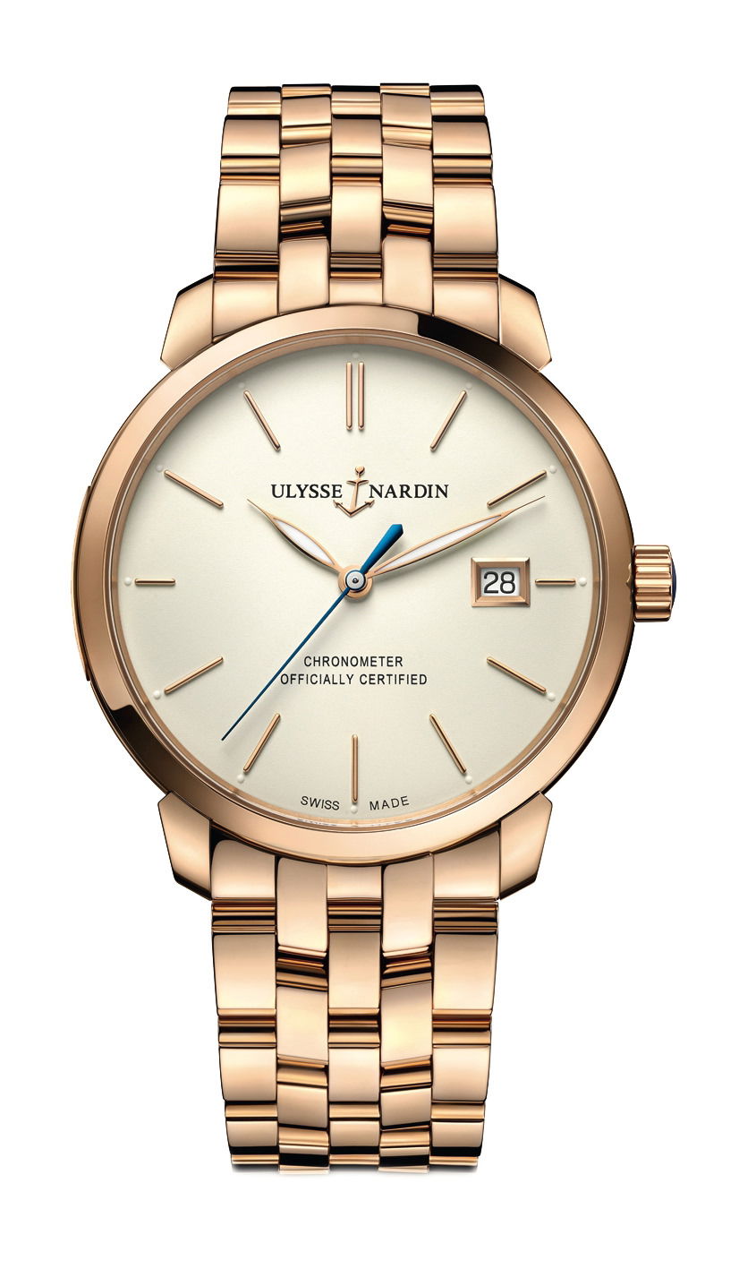 Ulysse Nardin Classico 40mm luxury timepiece - detailed view