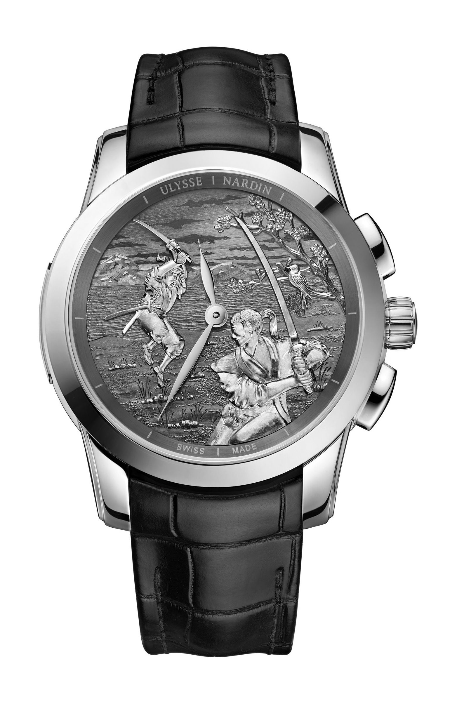 Ulysse Nardin Classico Hourstriker luxury timepiece - detailed view