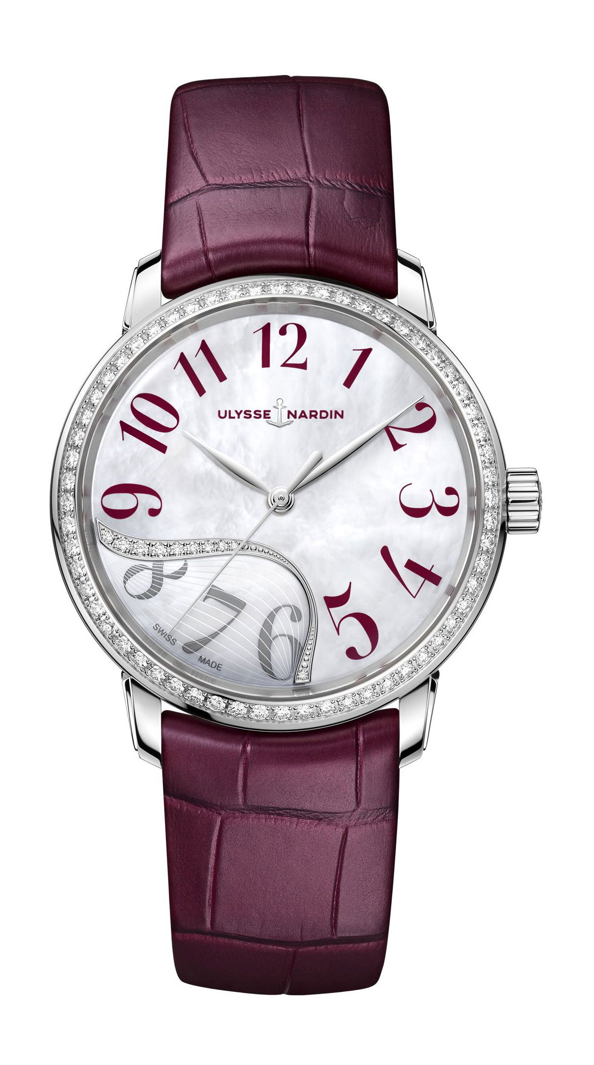 Ulysse Nardin Classico Jade luxury timepiece - detailed view