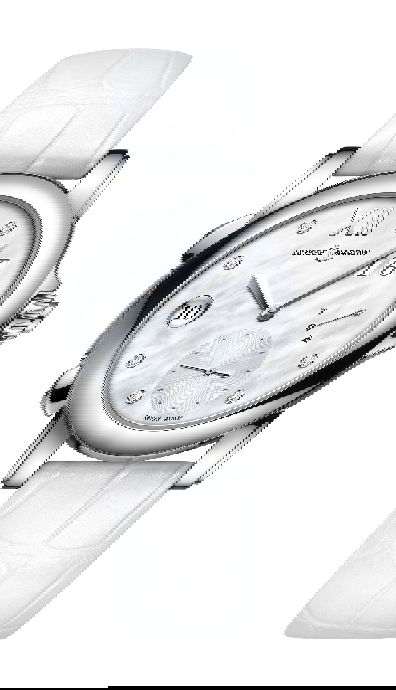 Ulysse Nardin Classico Lady Dual Time luxury timepiece - detailed view