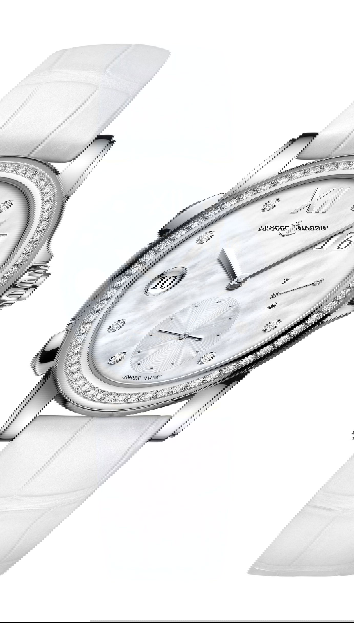 Ulysse Nardin Classico Lady Dual Time luxury timepiece - detailed view