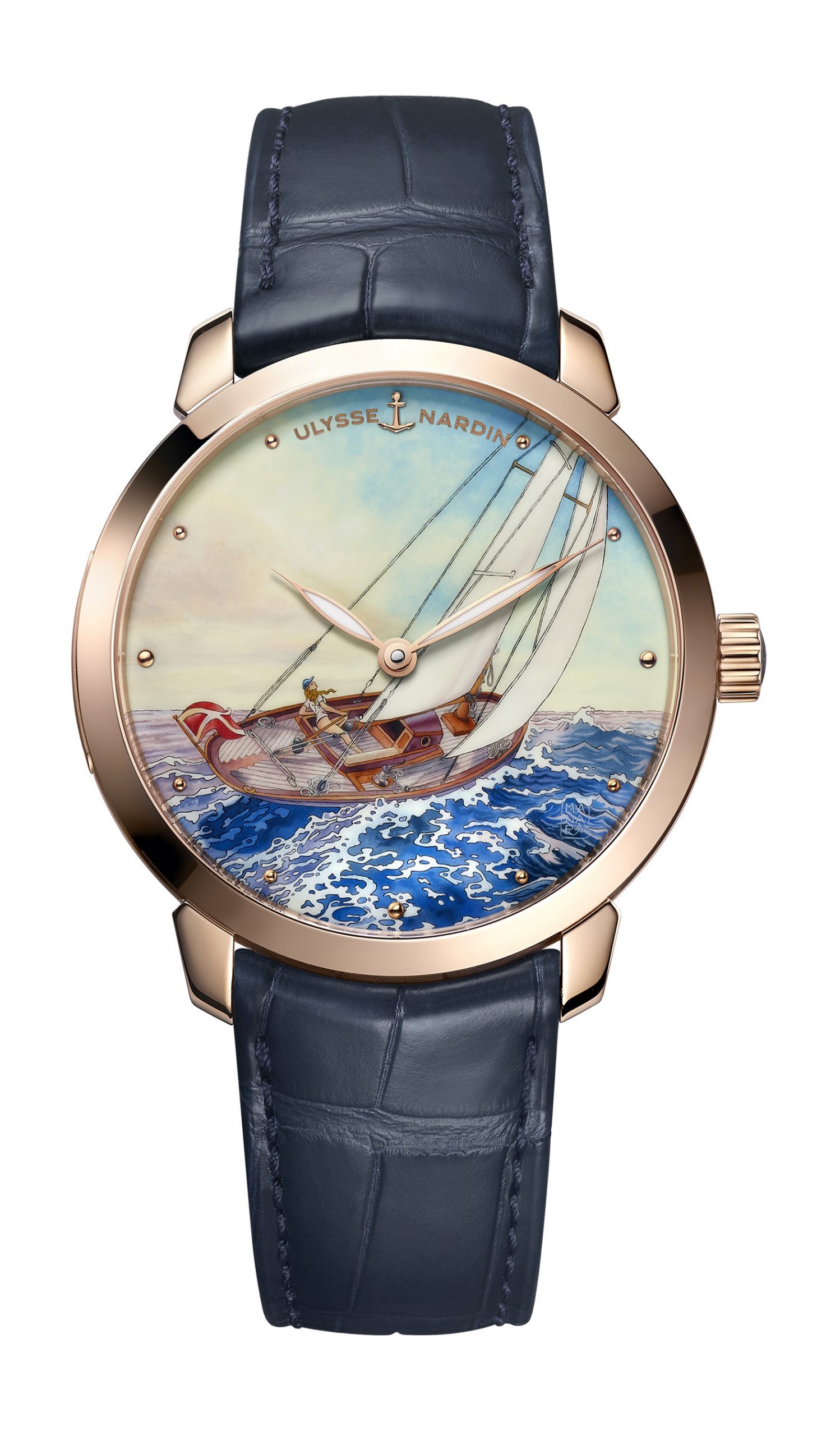 Ulysse Nardin Classico Manara Manufacture 40mm luxury timepiece - detailed view