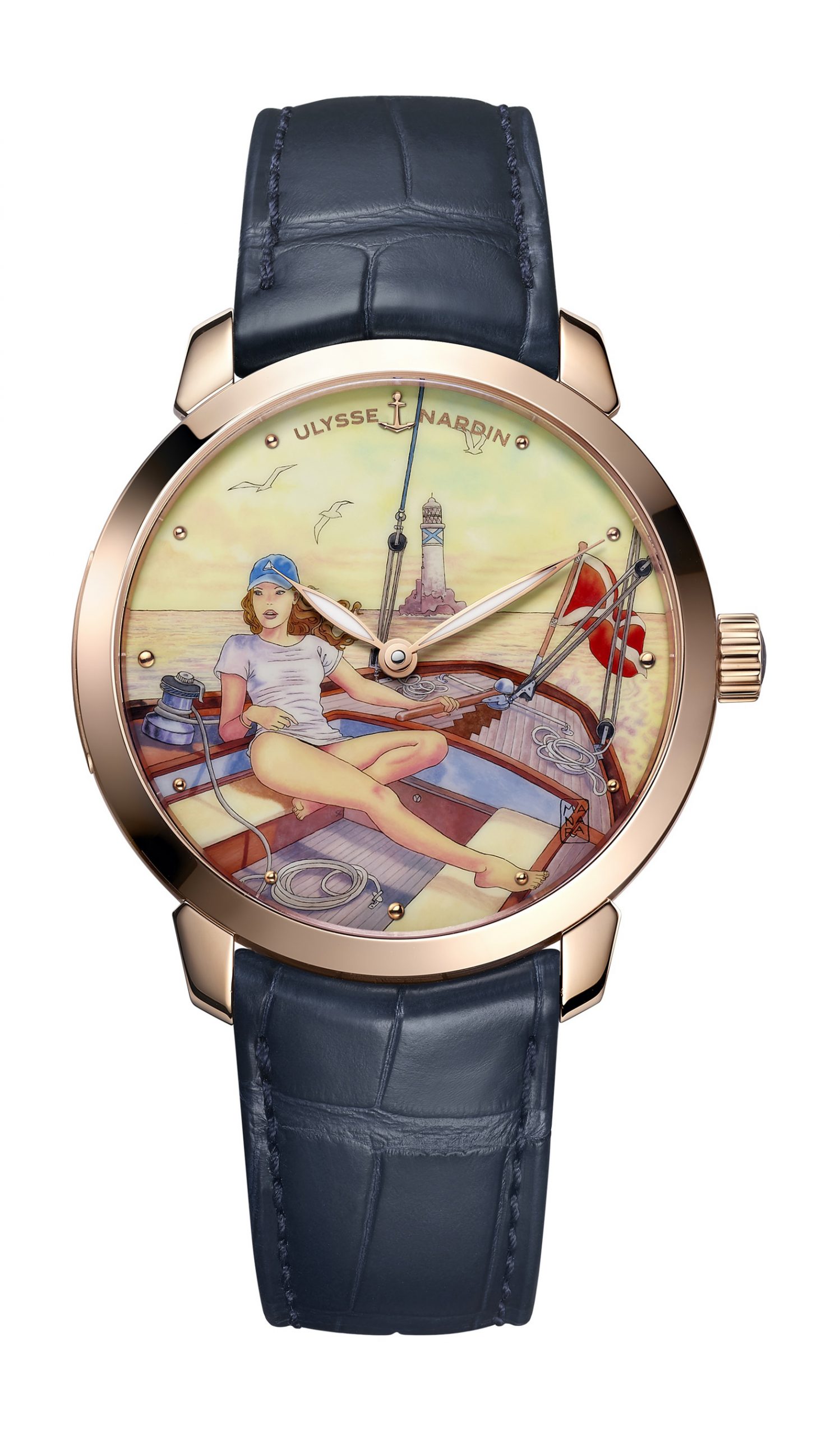 Ulysse Nardin Classico Manara Manufacture 40mm luxury timepiece - detailed view